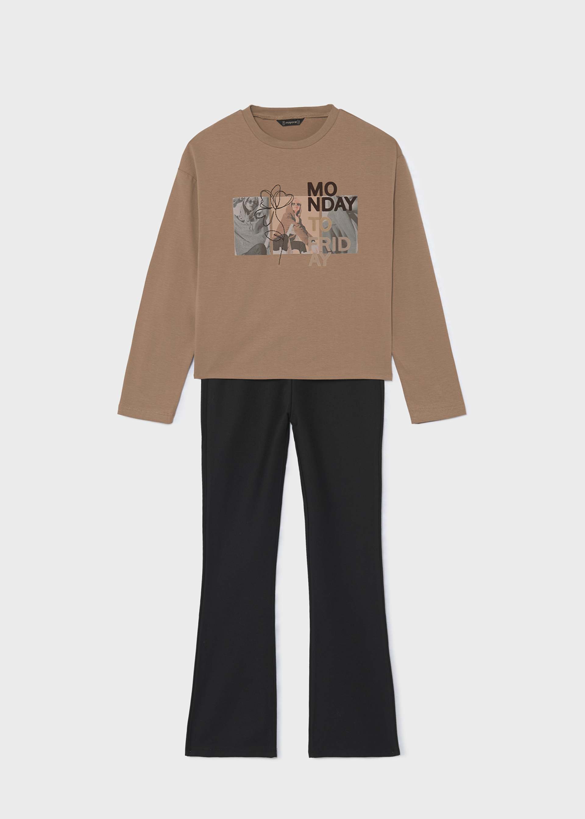 Ensemble legging et t-shirt fille