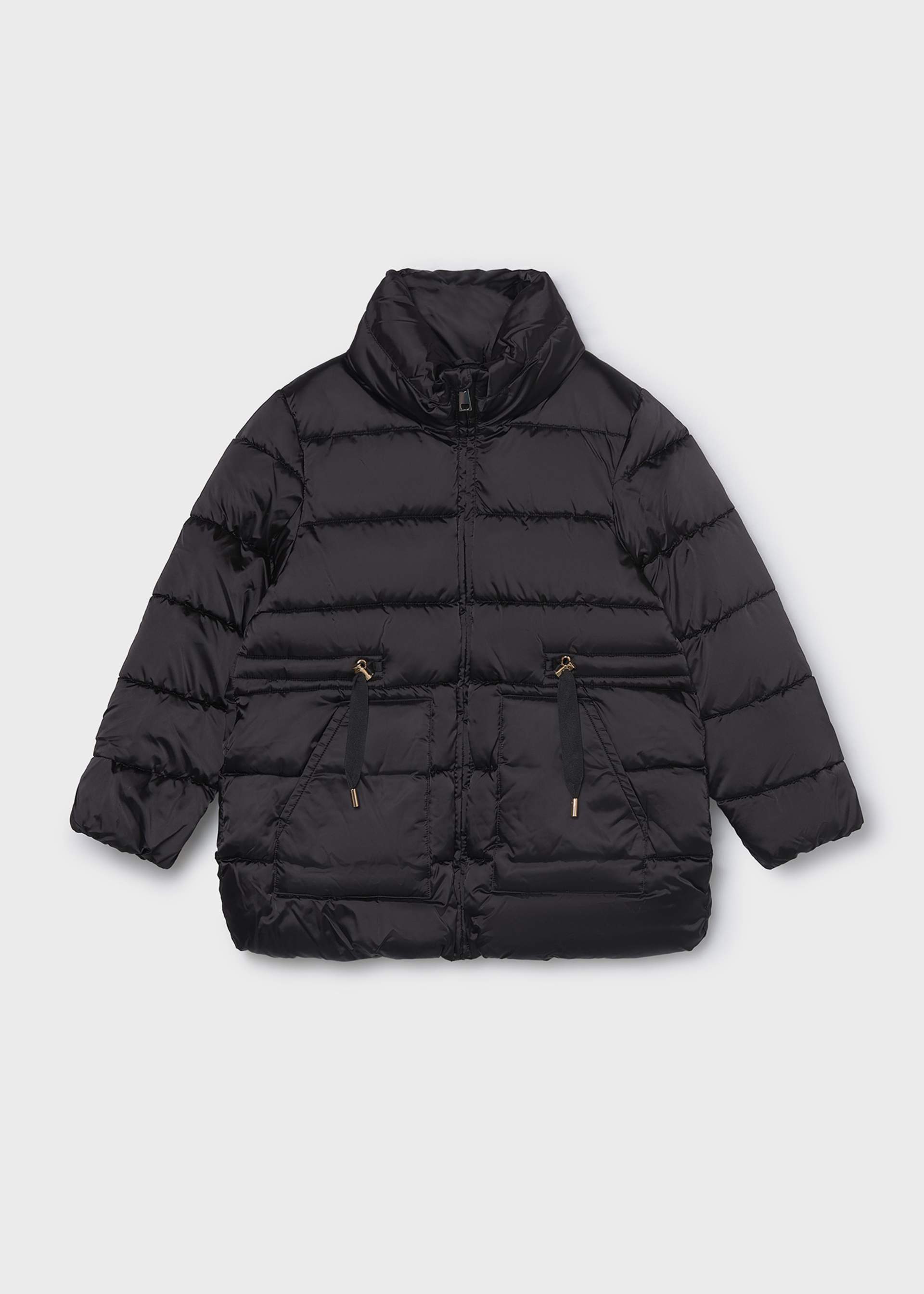 Manteau satiné fille