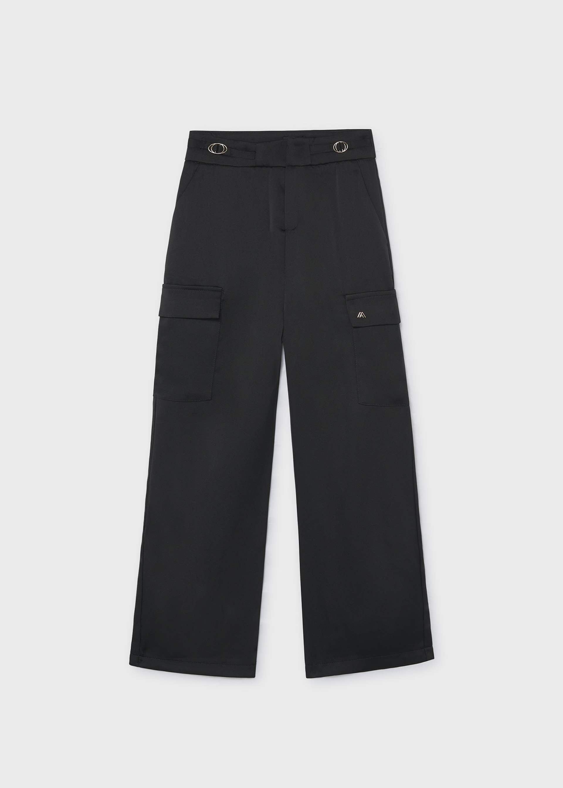 Pantaloni cargo satinati fata