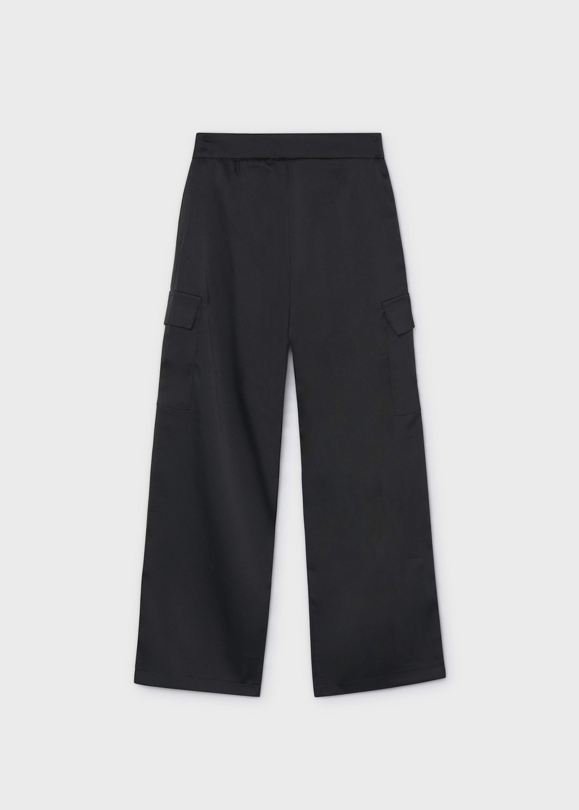 Pantaloni cargo satinati fata