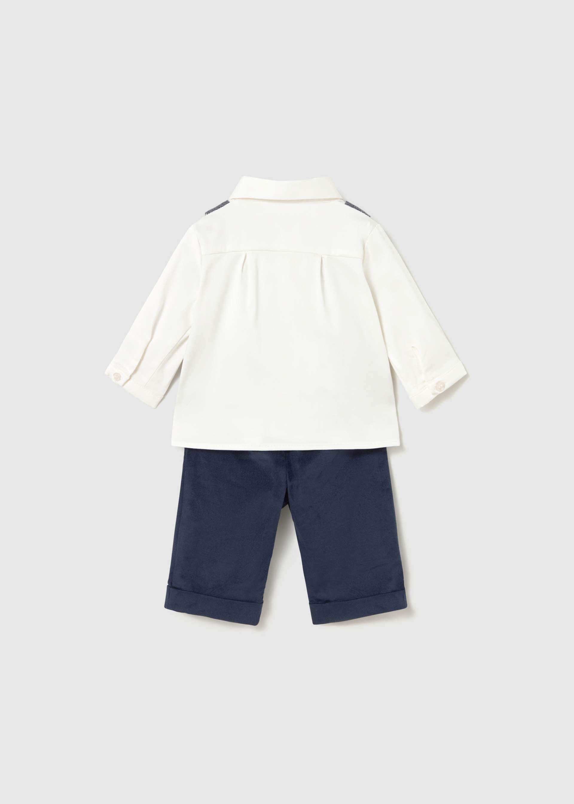 Set cu pantaloni lungi nou-nascut