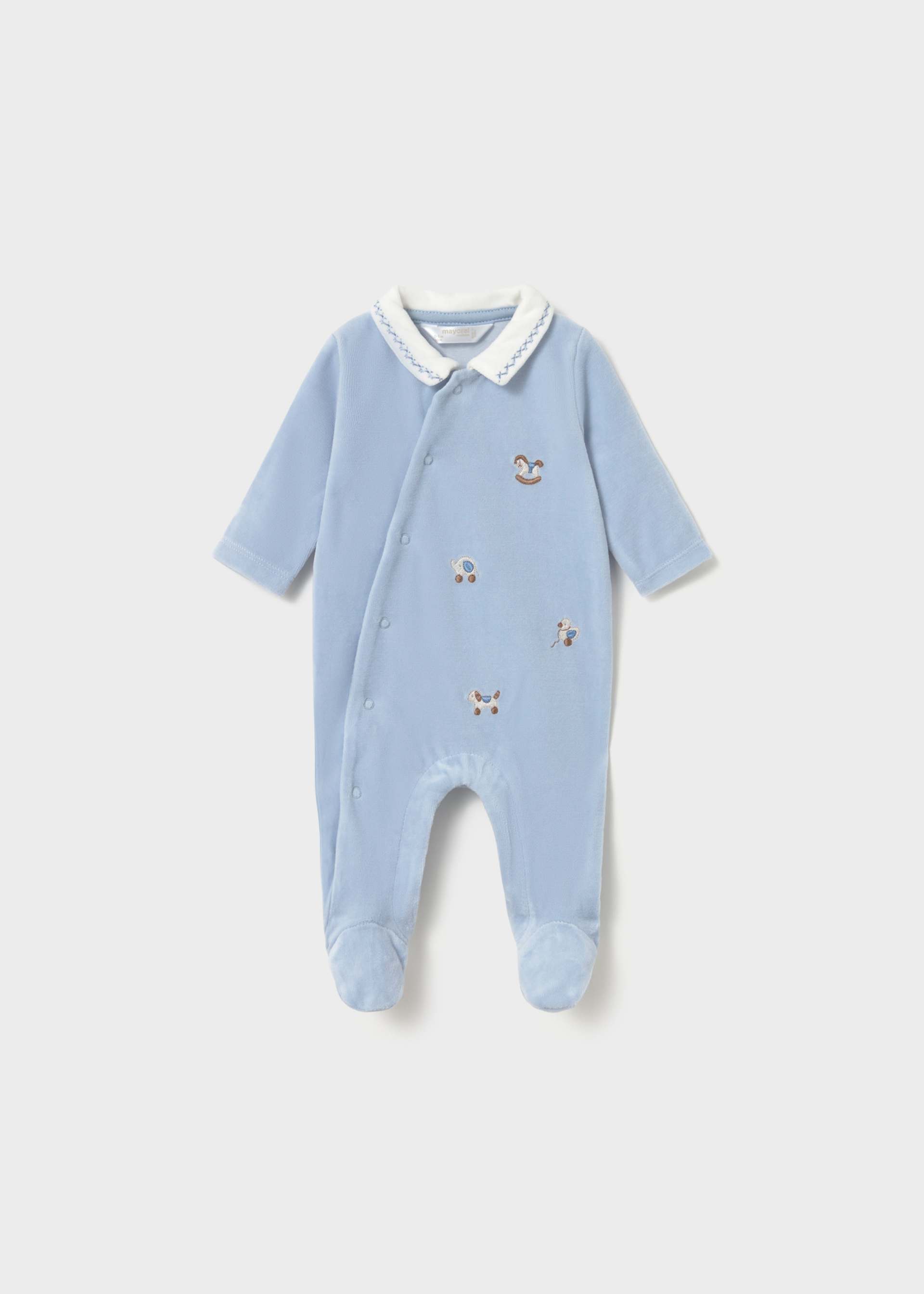 Pigiama ricamato neonato