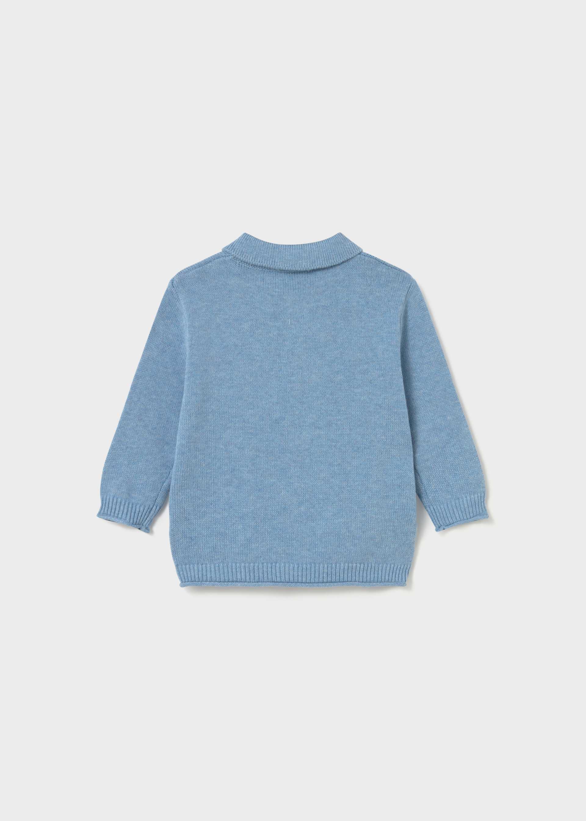 Pull col polo bébé