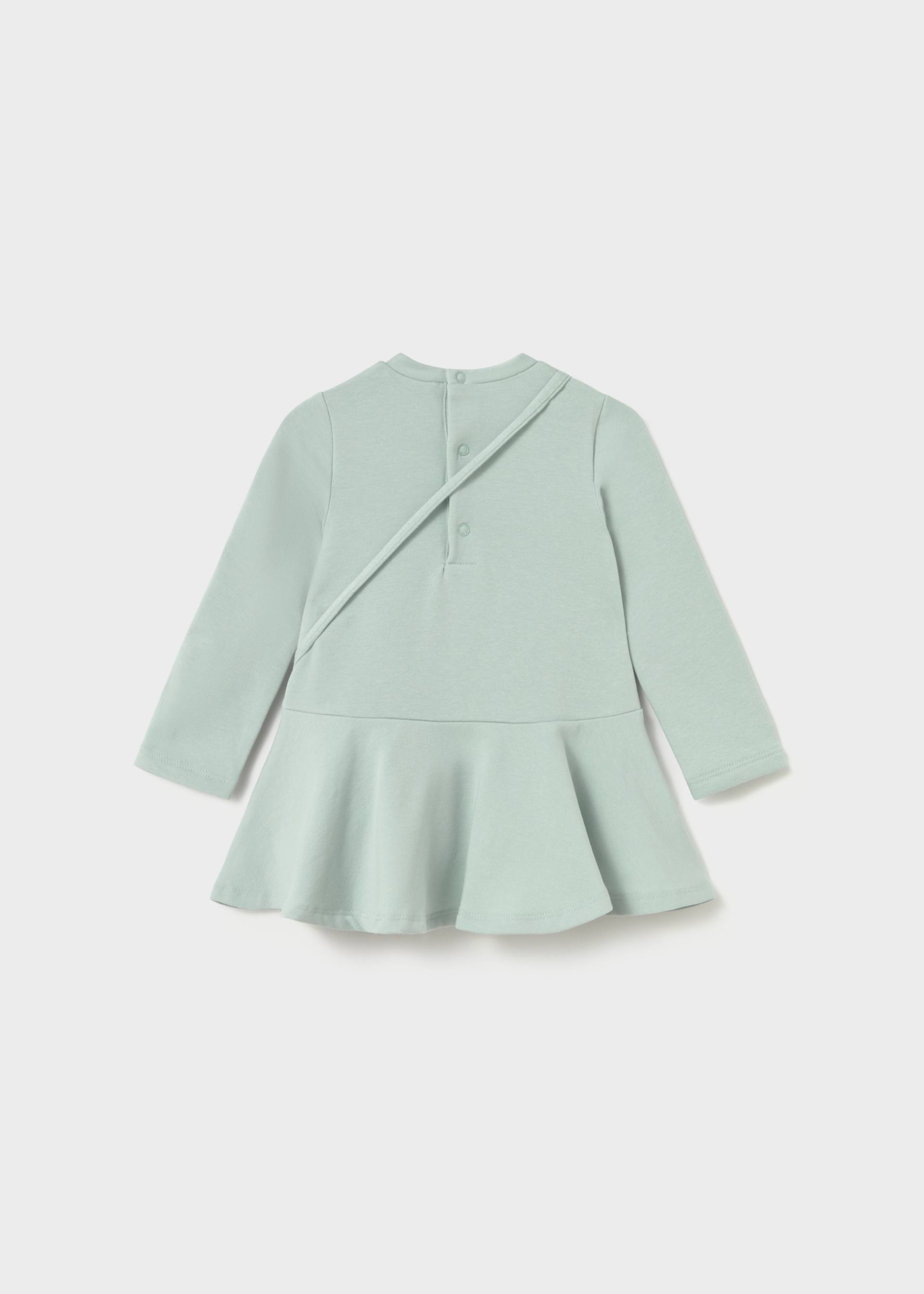 Vestido combinado con bolso osito bebé
