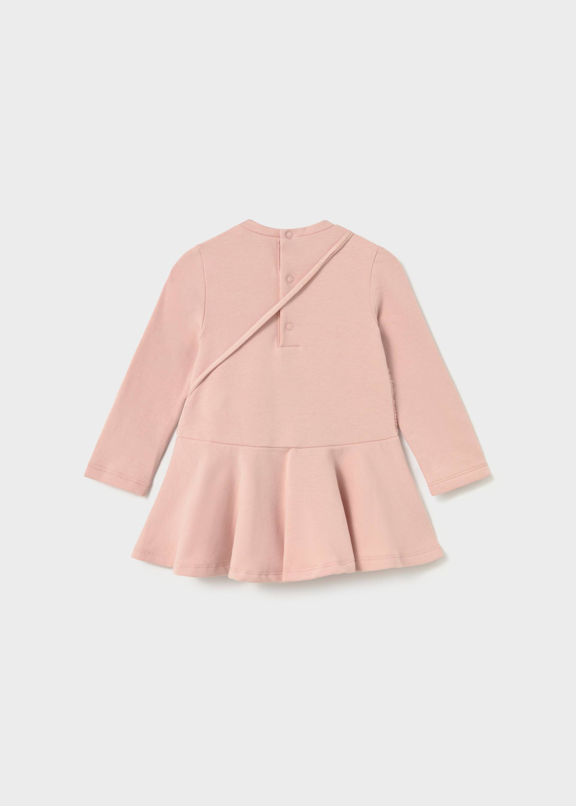 Kleid kombiniert mit Bärchentasche Baby