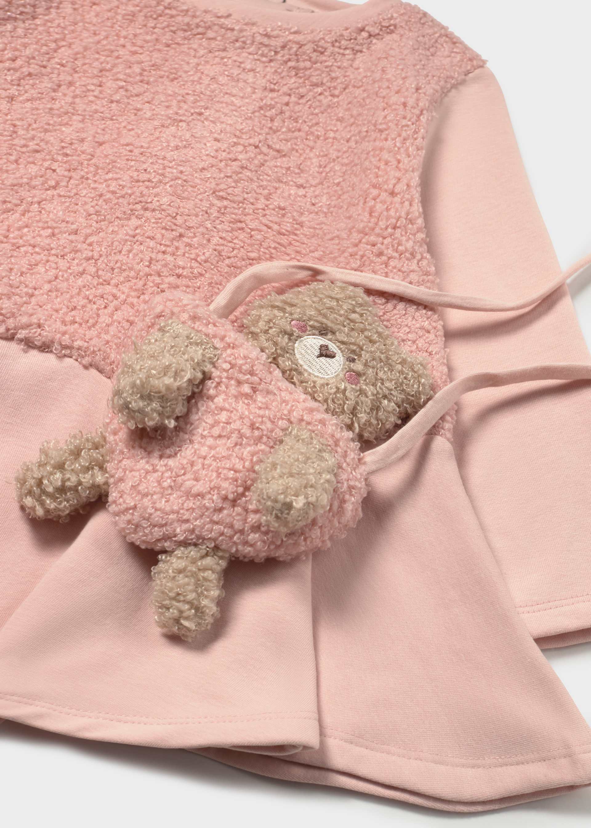 Kleid kombiniert mit Bärchentasche Baby