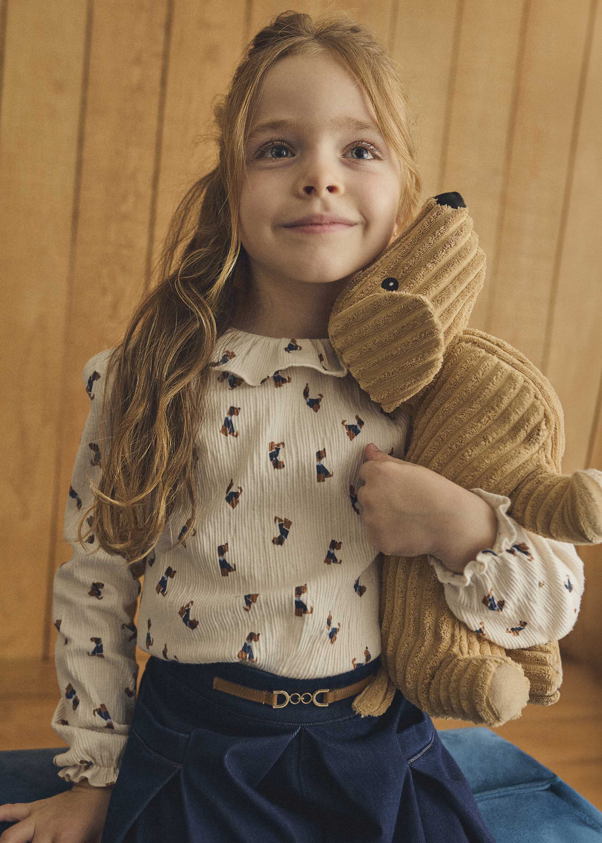 Girls' bambula blouse