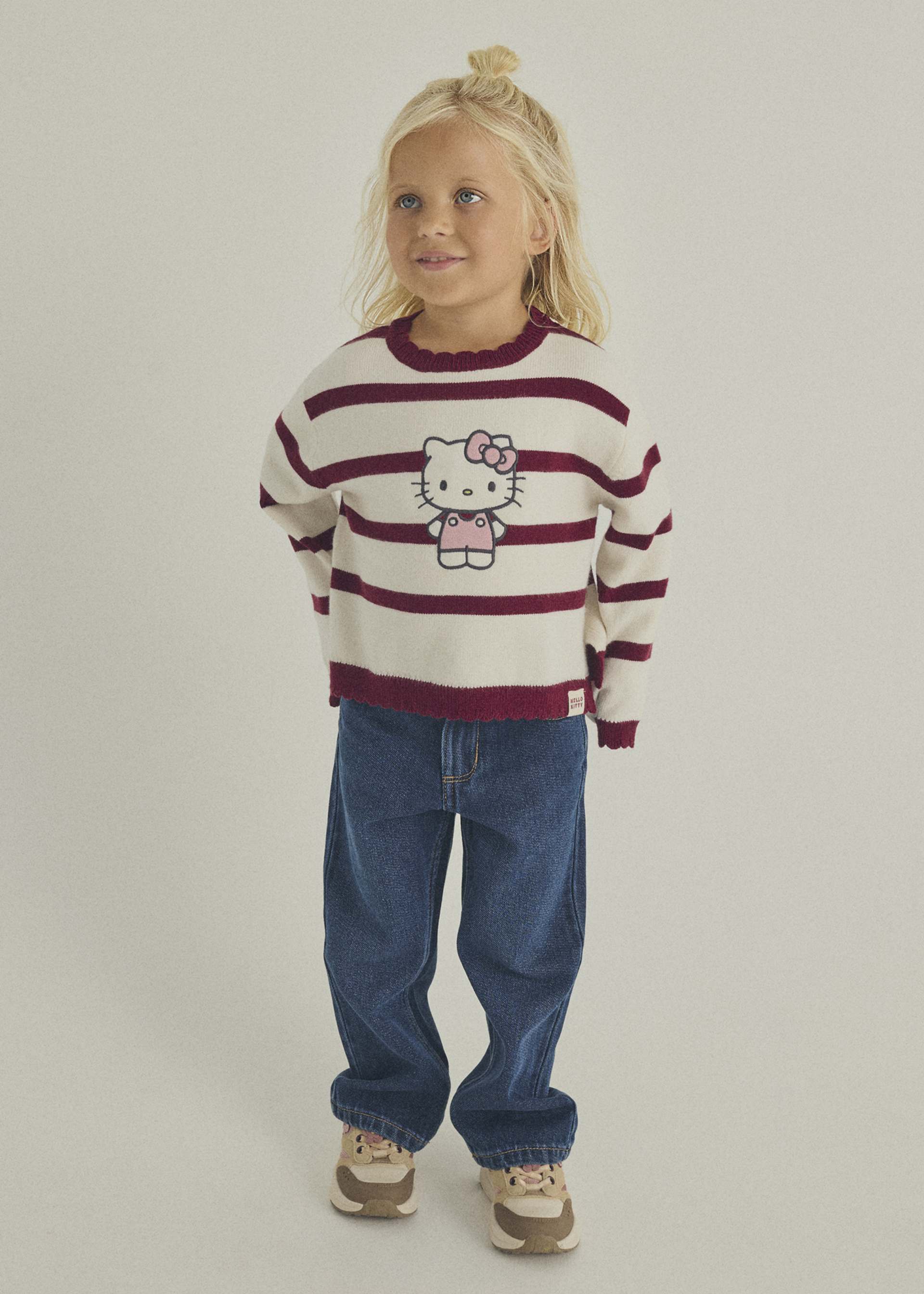 Girl Hello Kitty ® striped jumper