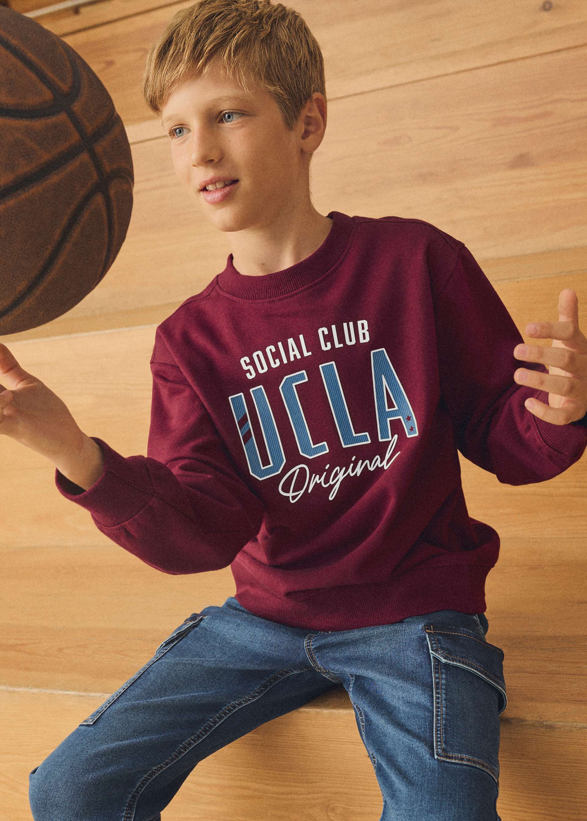 Boys' printed sweatshirt