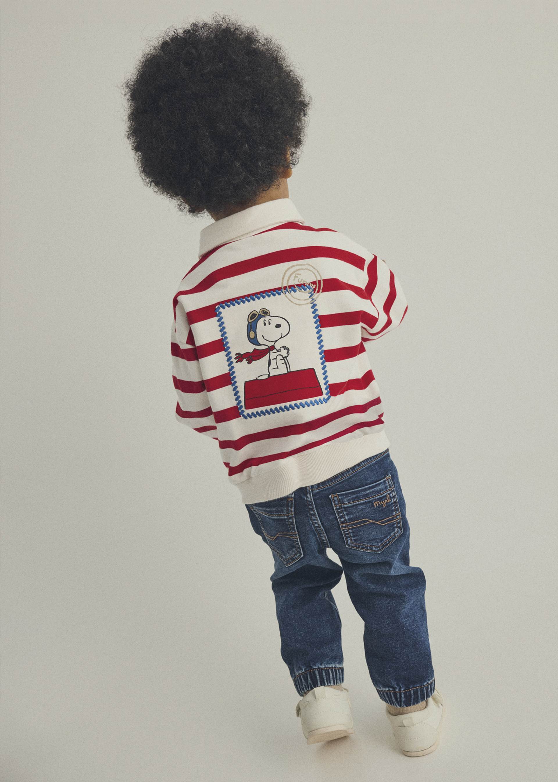 Sweat rayé bébé Snoopy Peanuts ®