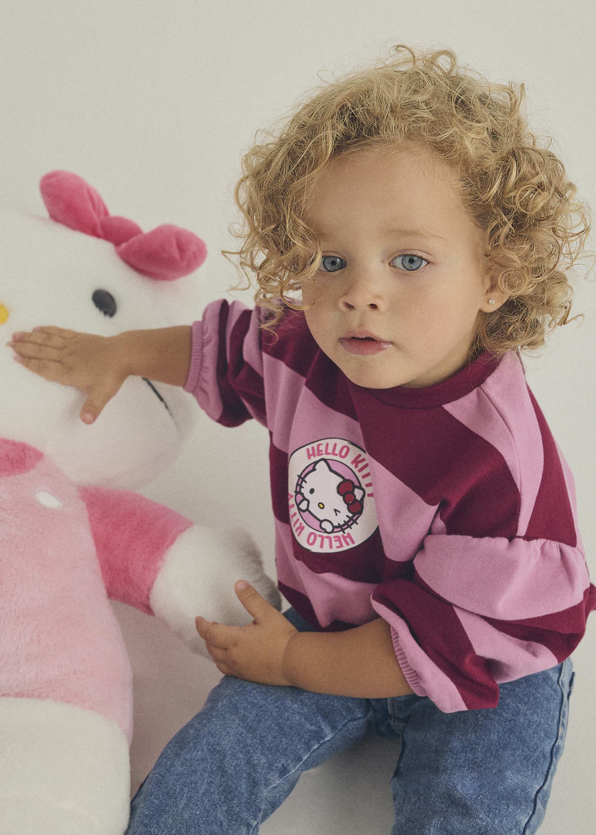 Sweatshirt gestreift Baby Hello Kitty ®