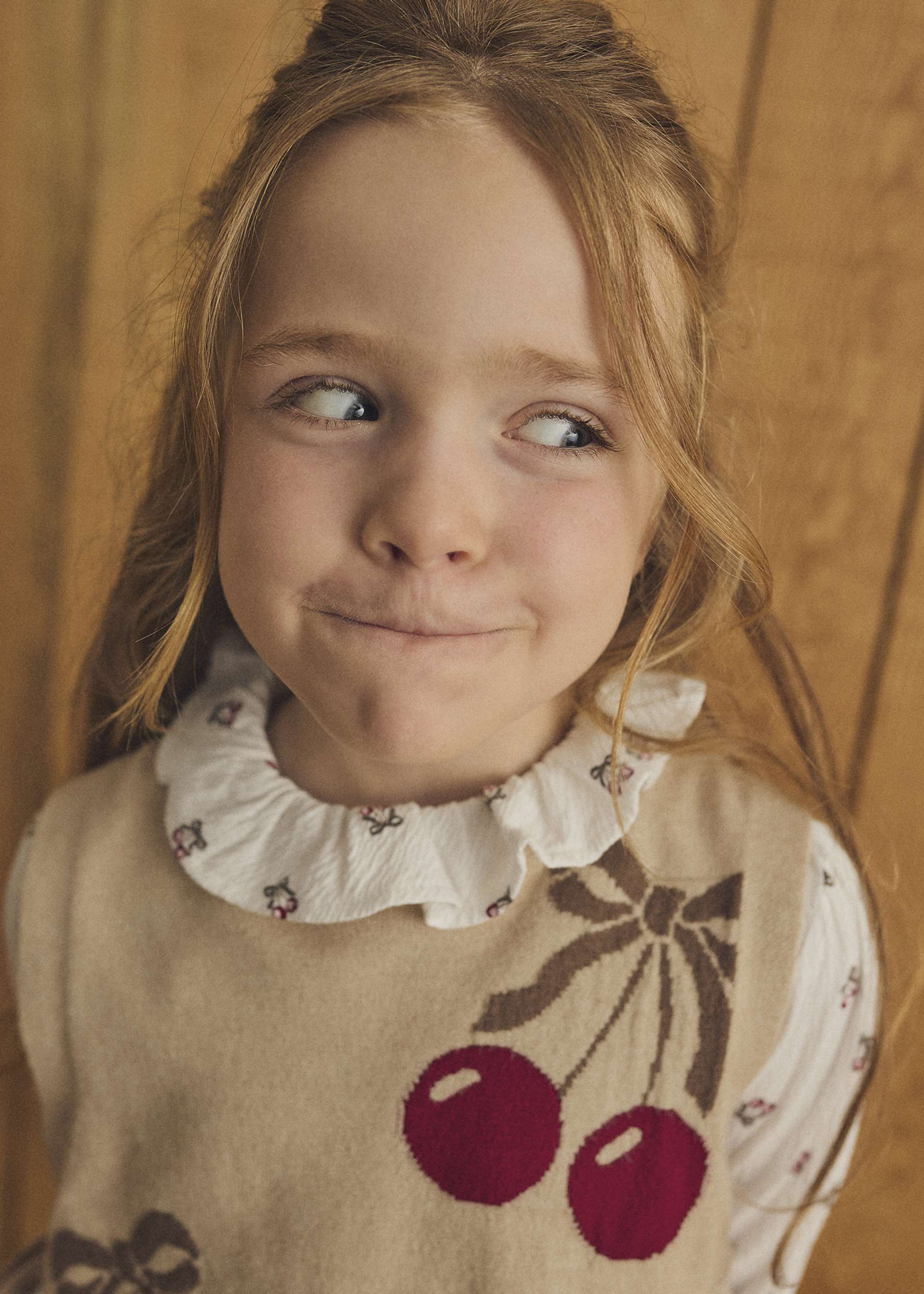 Westen-Set 3-teilig Kirschen Mädchen