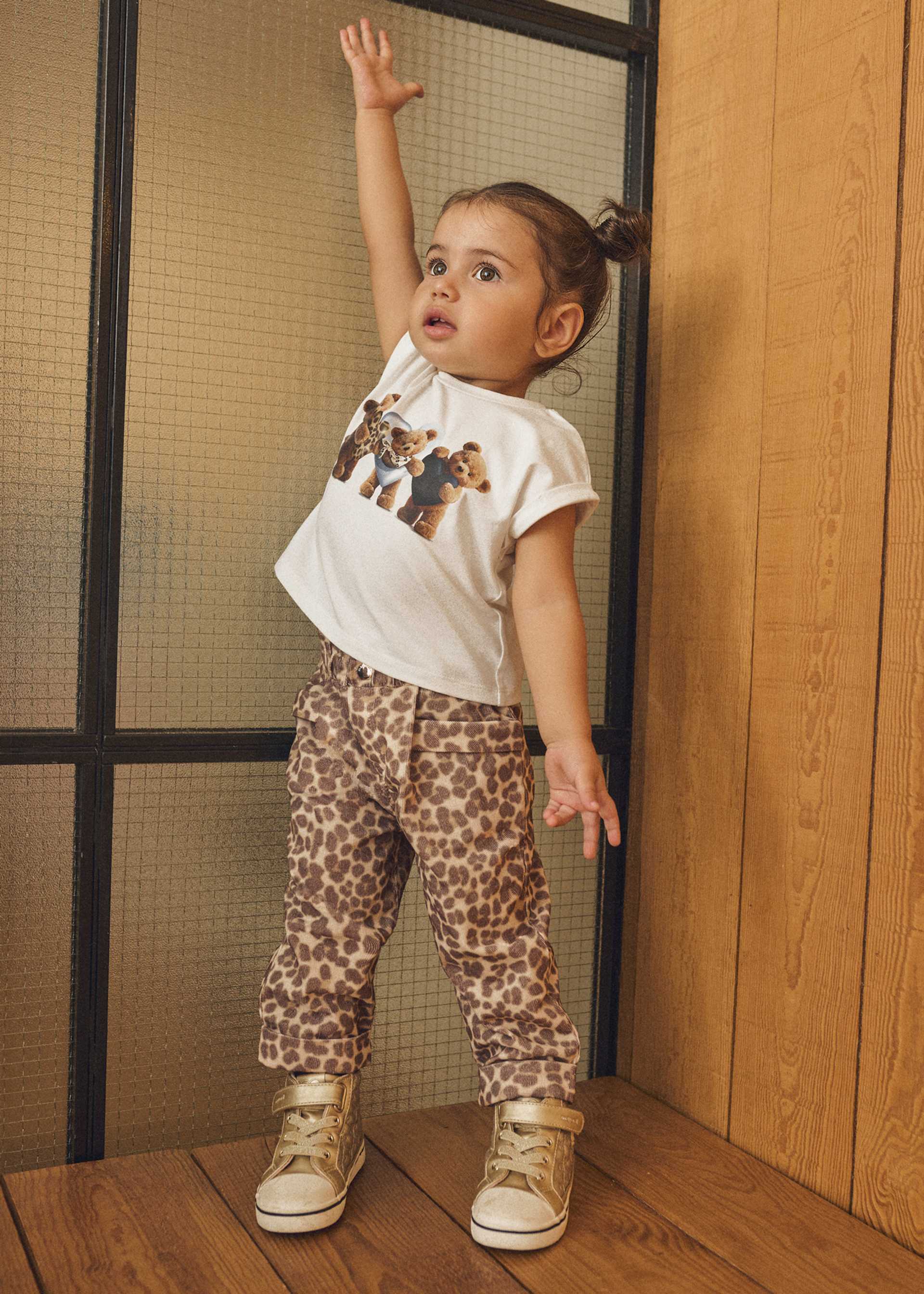 Camisola print urso bebé