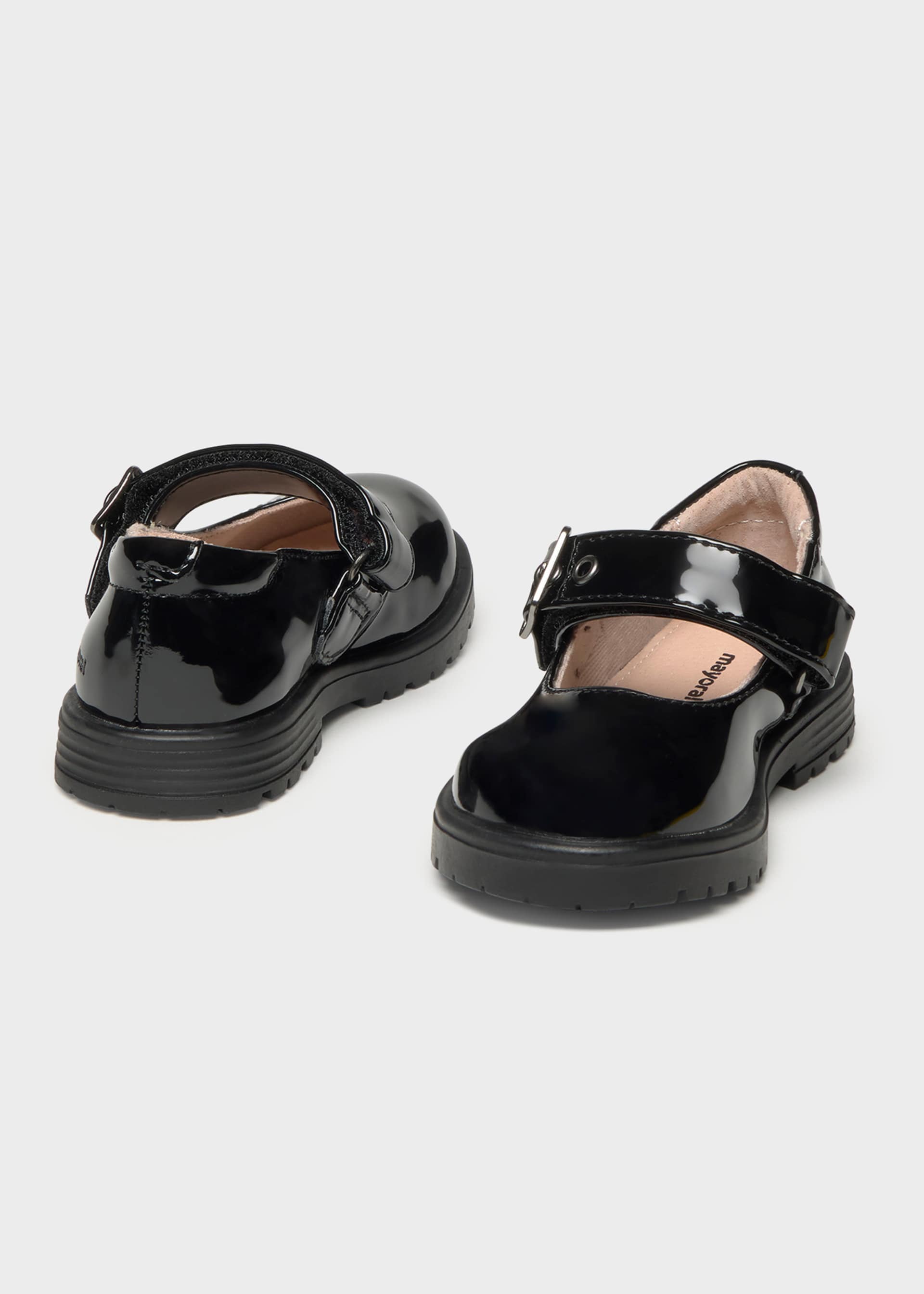 Riemchen-Ballerinas gezahnte Sohle Baby