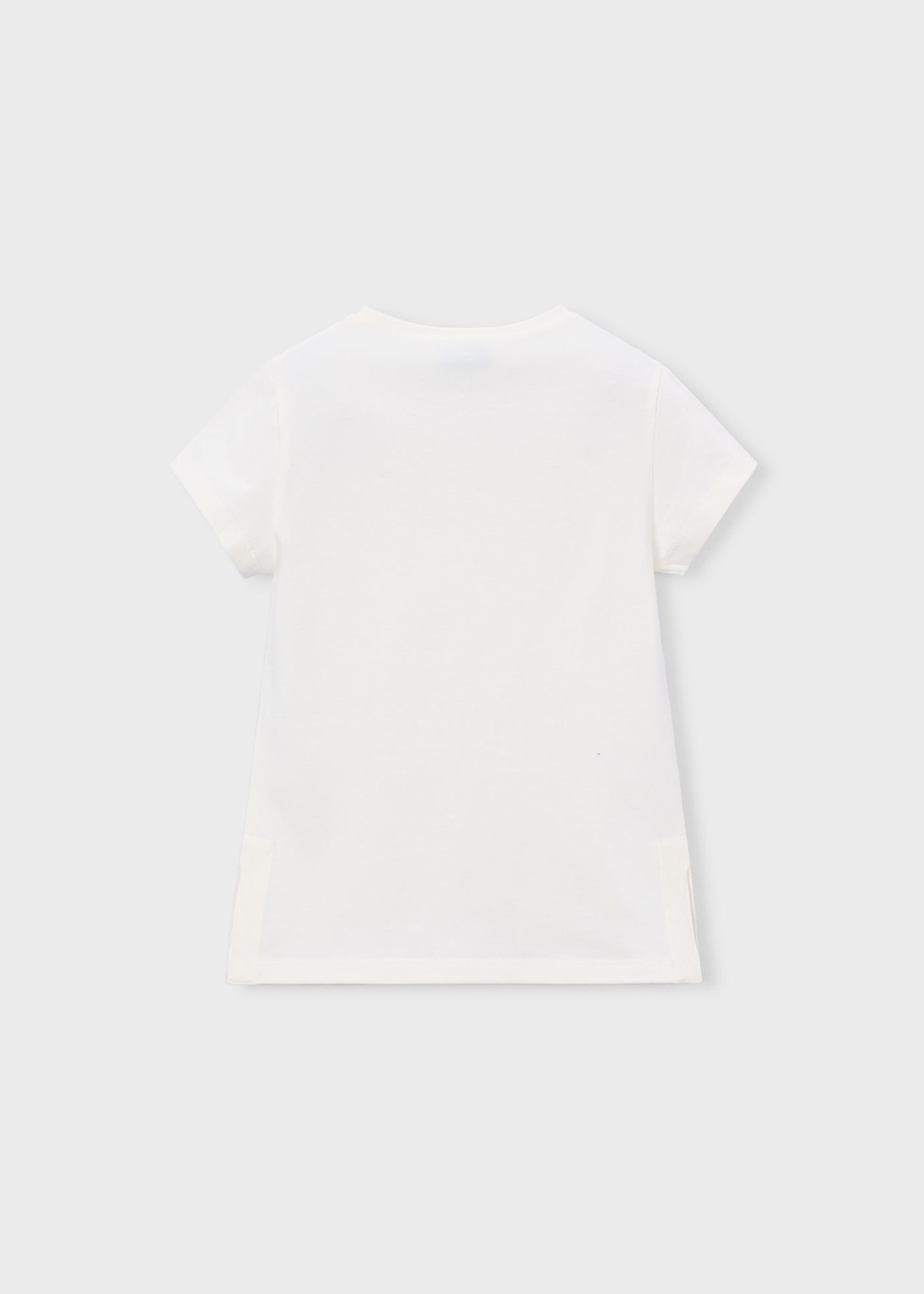 Girls' short-sleeved printed T-shirt