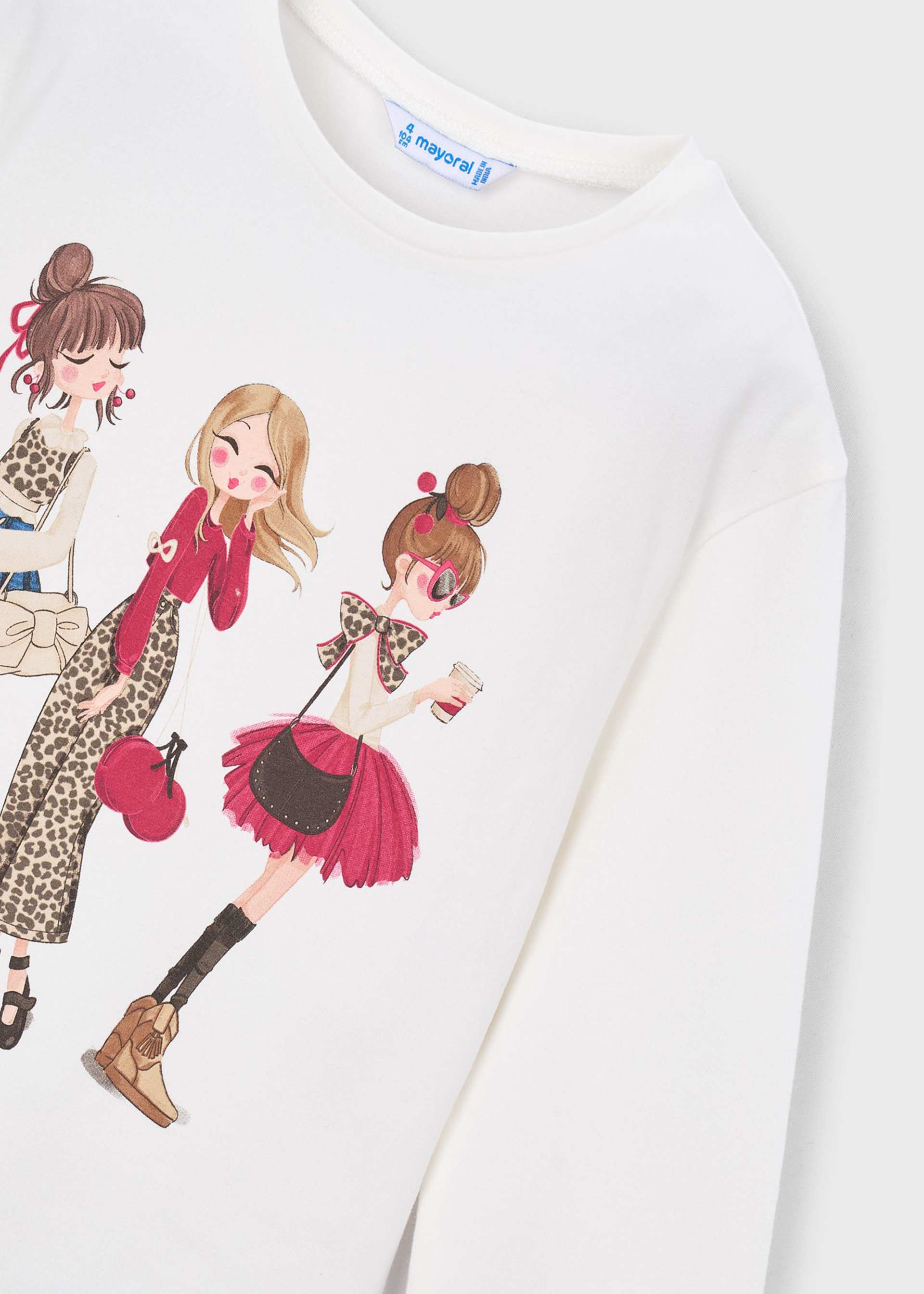 Girls' short-sleeved T-shirt