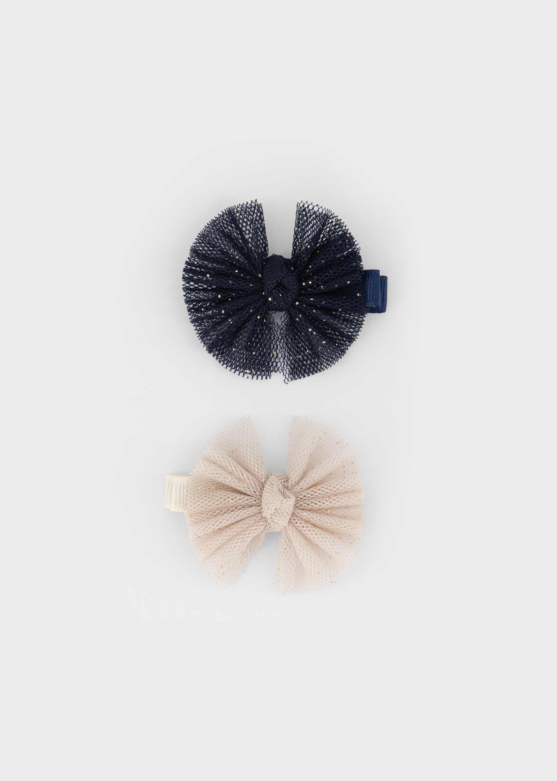 Girl pack of 2 tulle clips