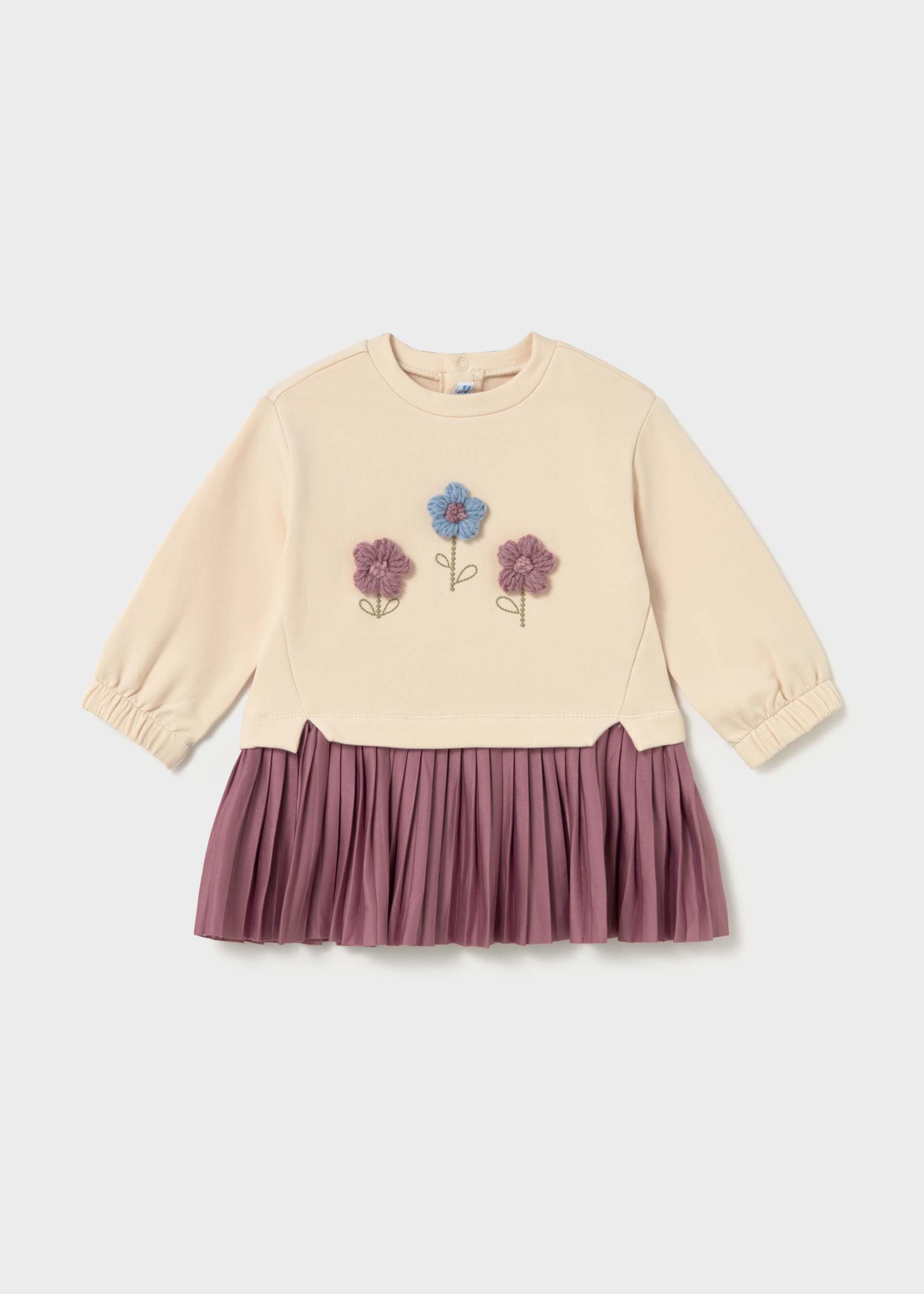 Kombiniertes Sweatkleid Baby