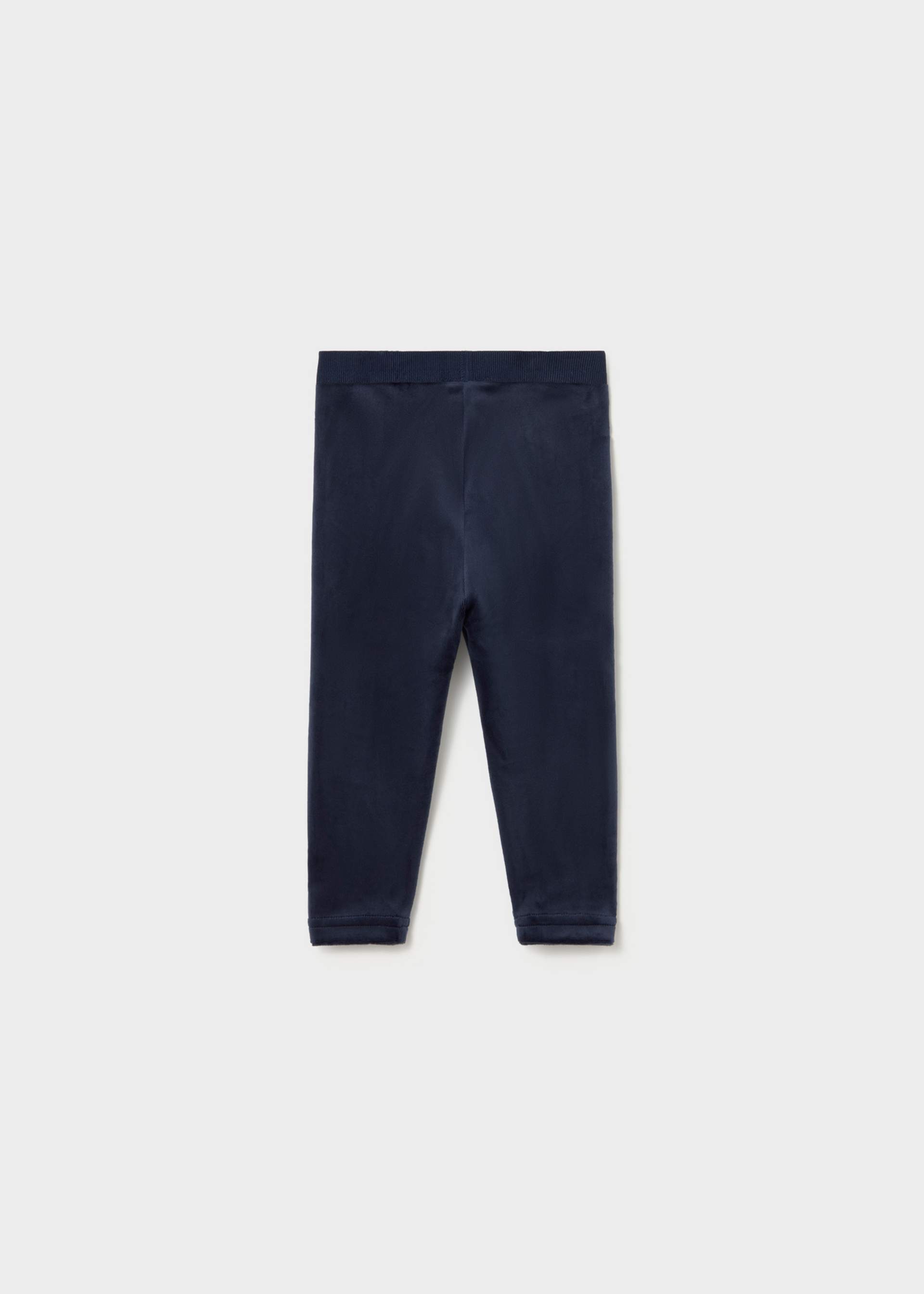 Aksamitne legginsy basic dla niemowlęcia