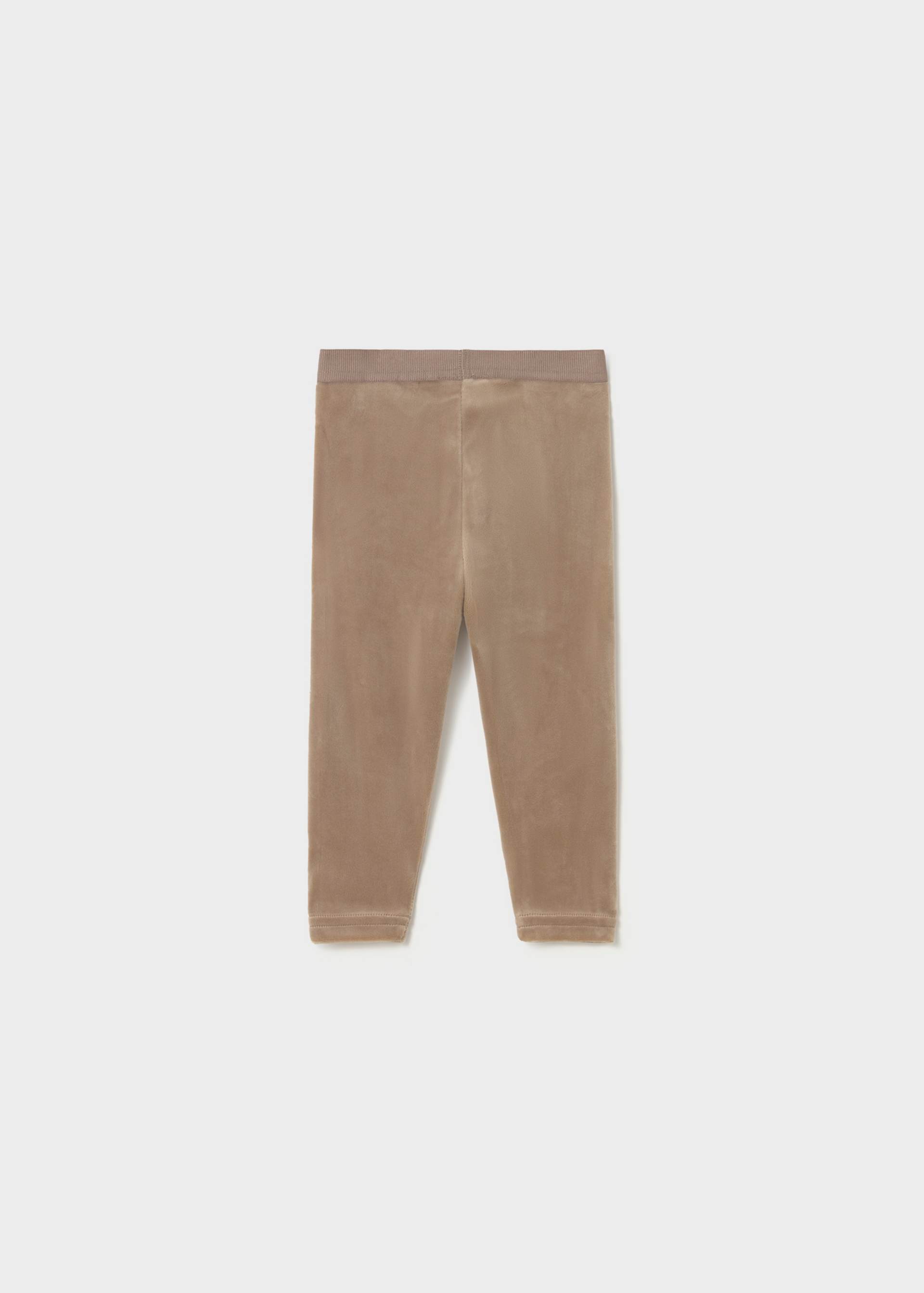 Basic velvet baby leggings