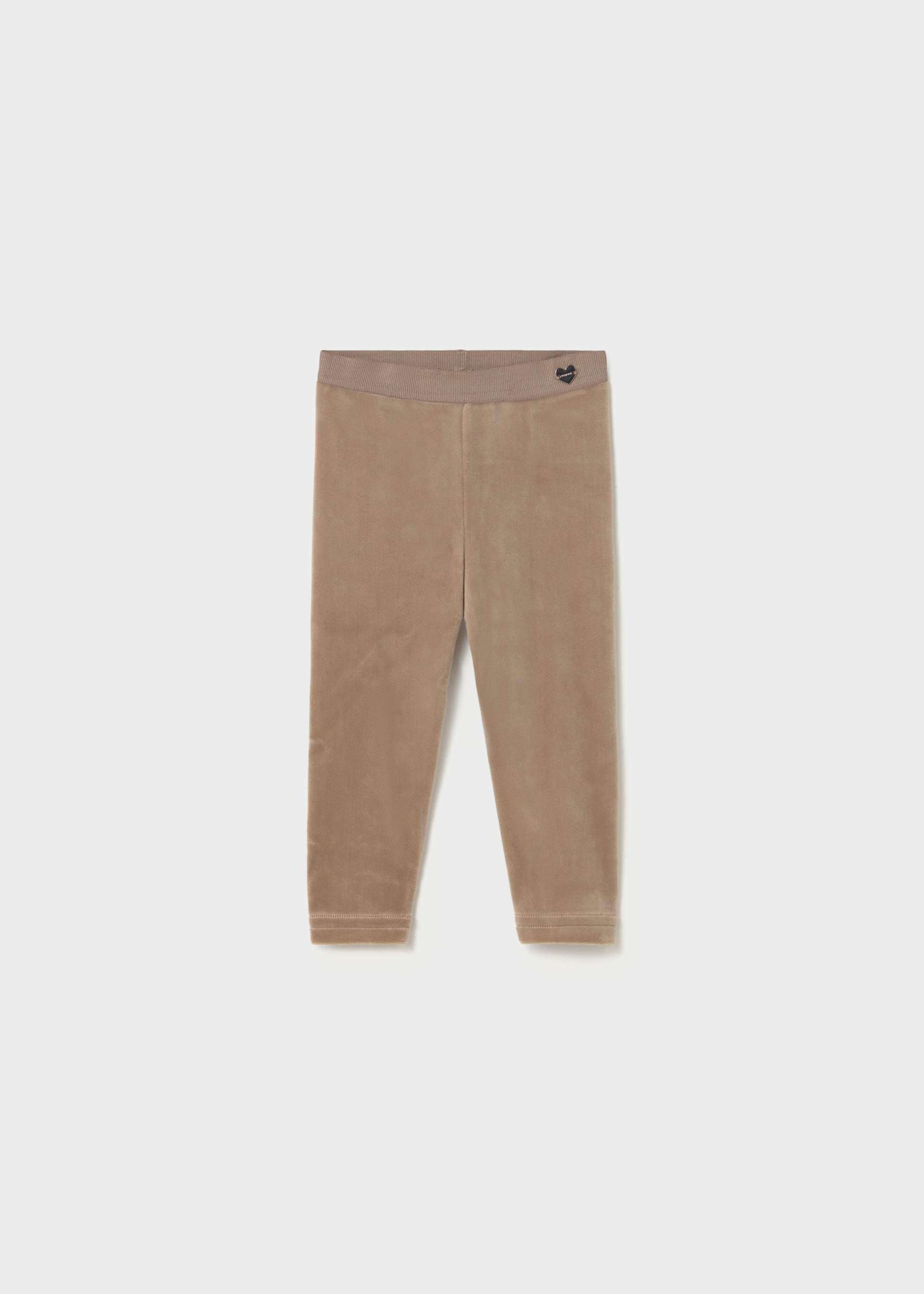 Basic velvet baby leggings