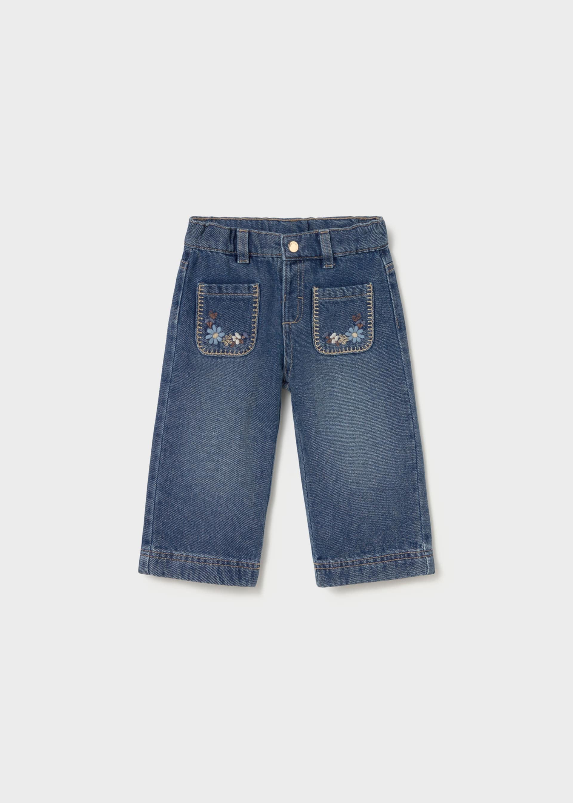 Baby Denim Pants With Pockets