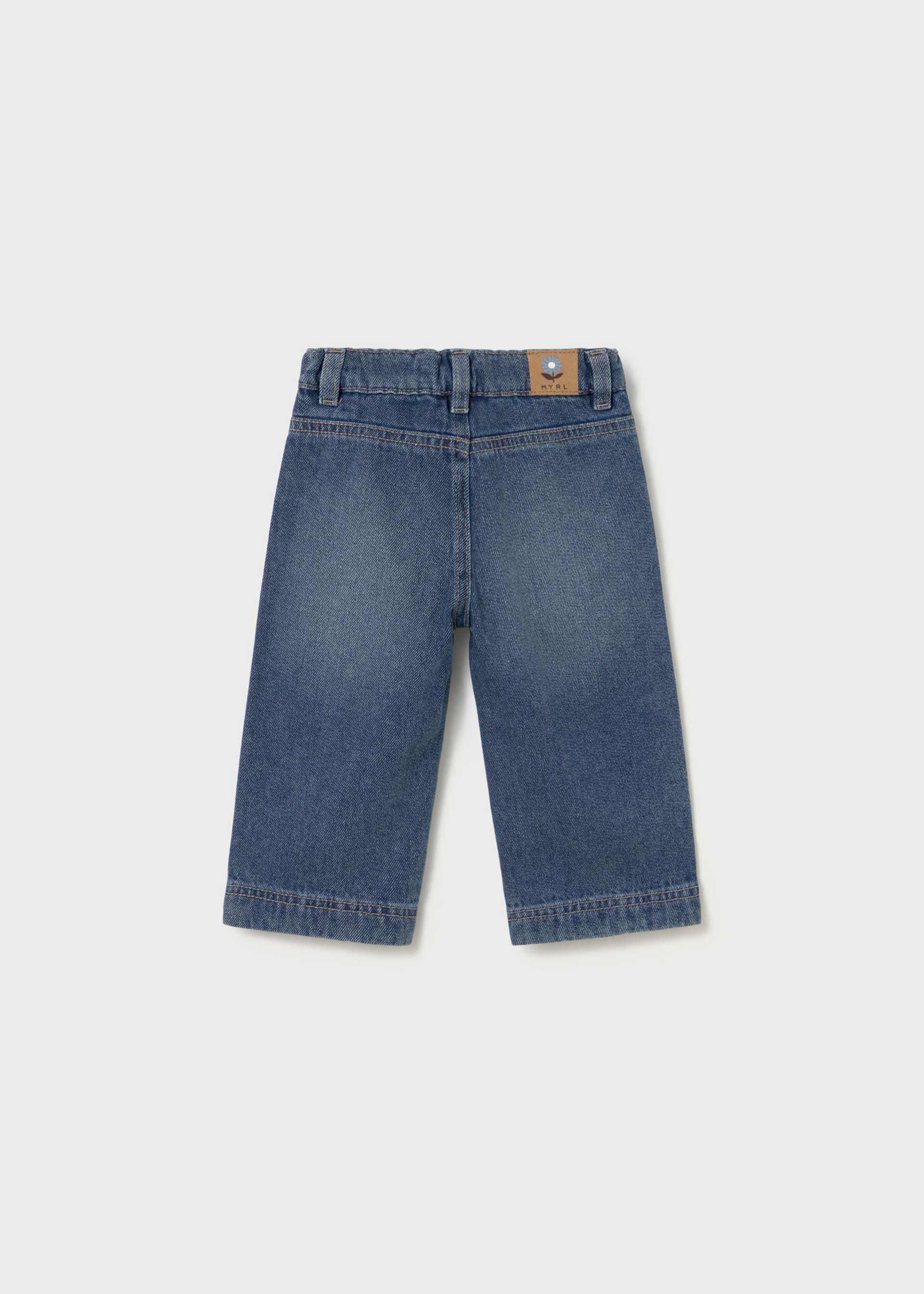 Baby pocketed denim jeans
