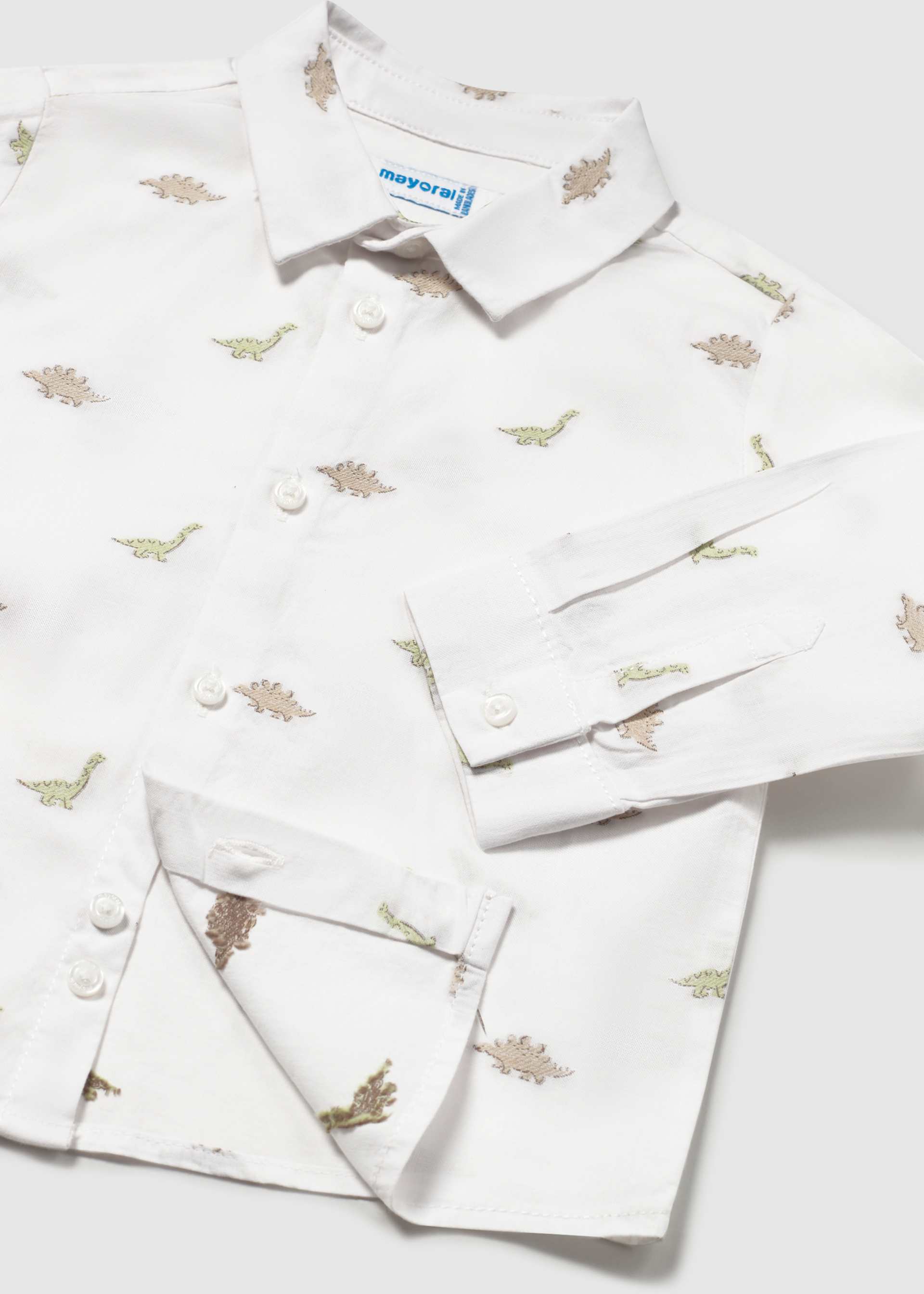 Chemise imprimée en jacquard bébé