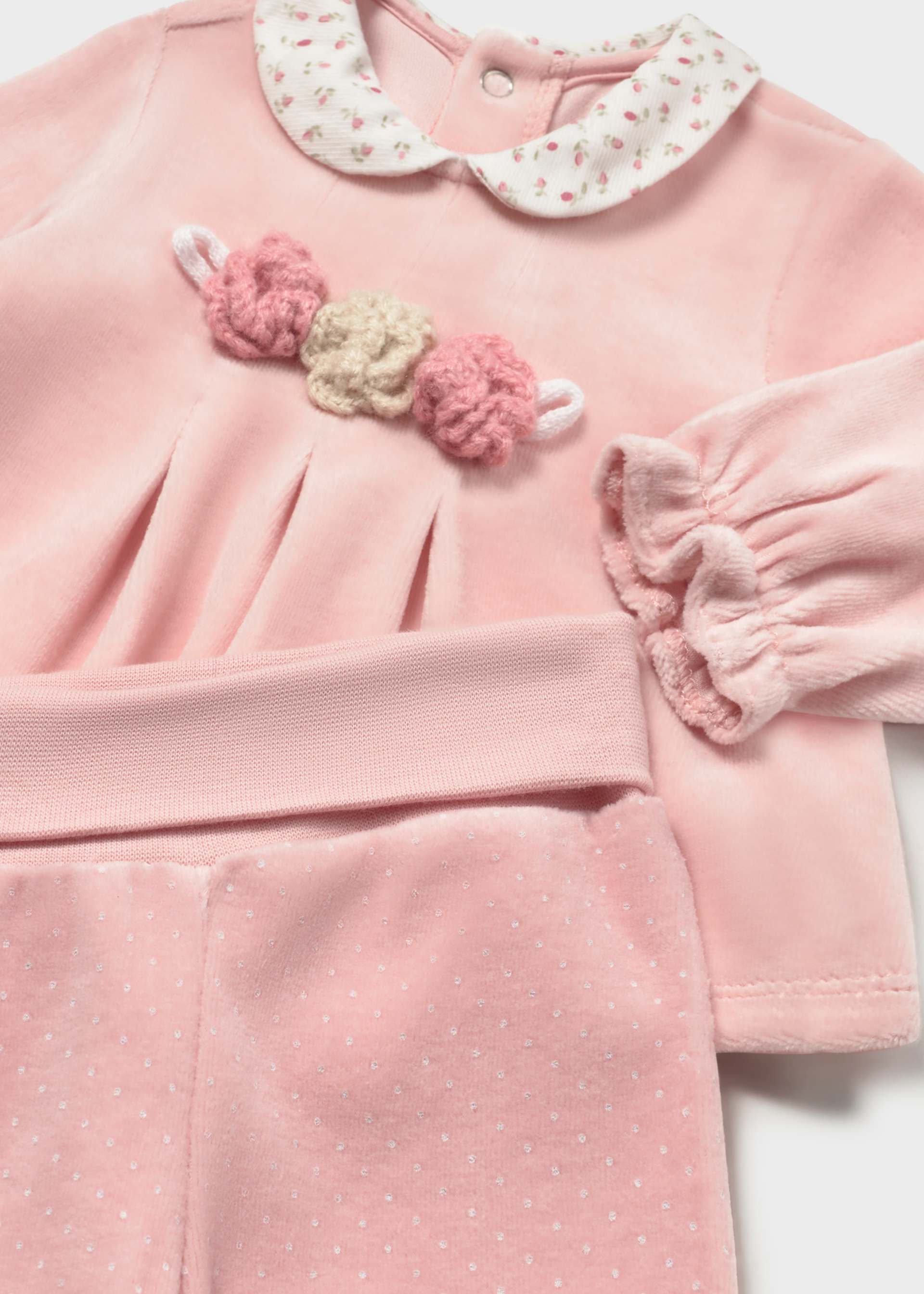 Newborn Girl Pants and Top Set
