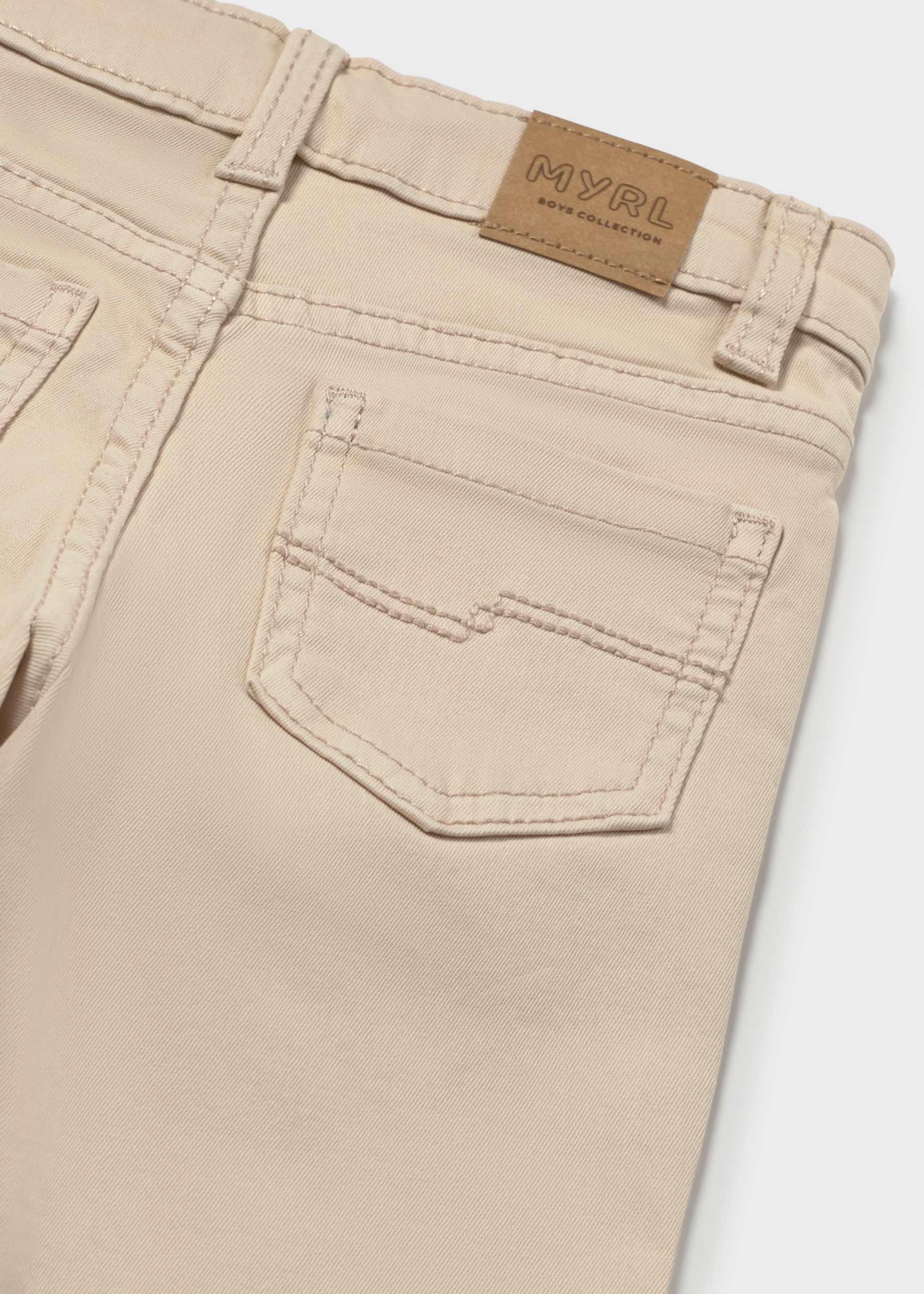 Slim-fit baby trousers