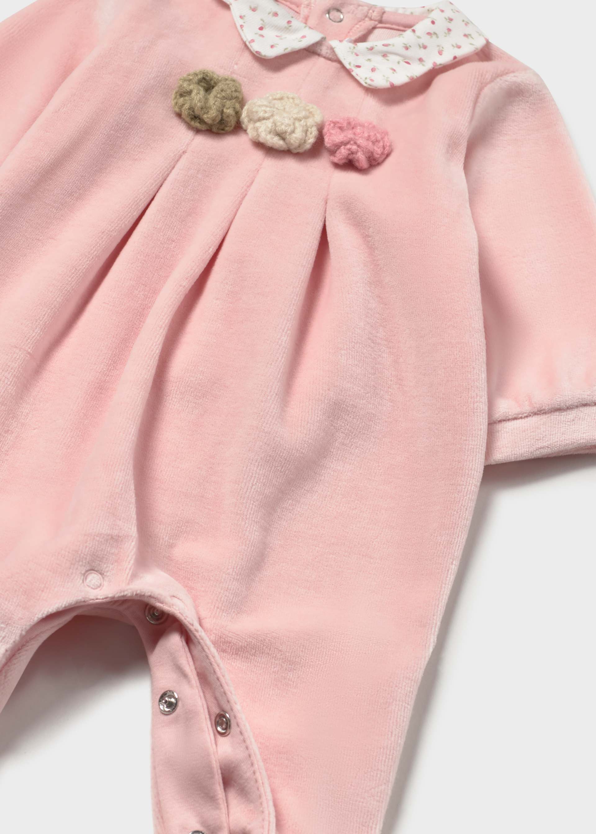 Newborn Girl 2-Pack Velour One-Piece
