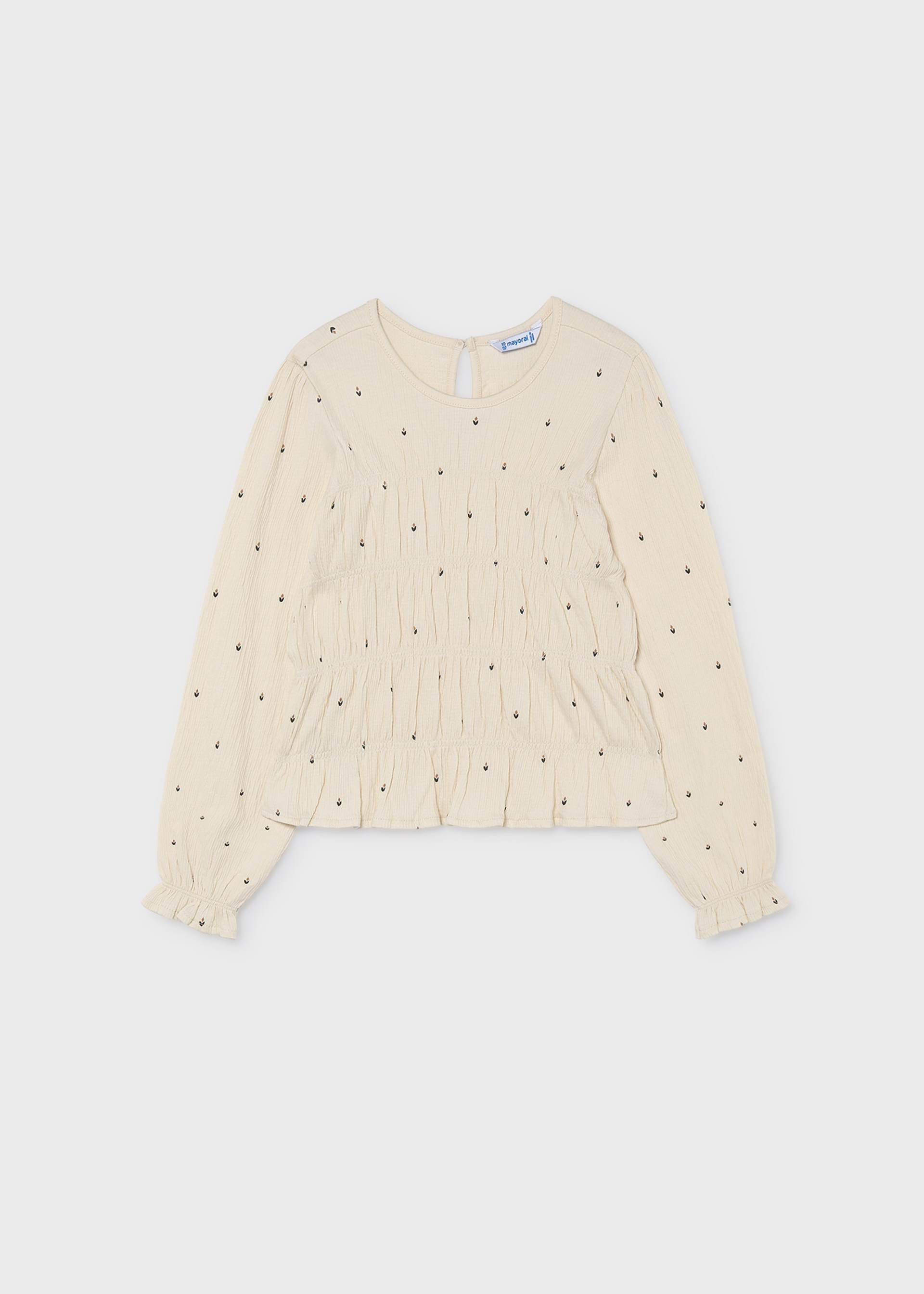 Blouse imprimée fille