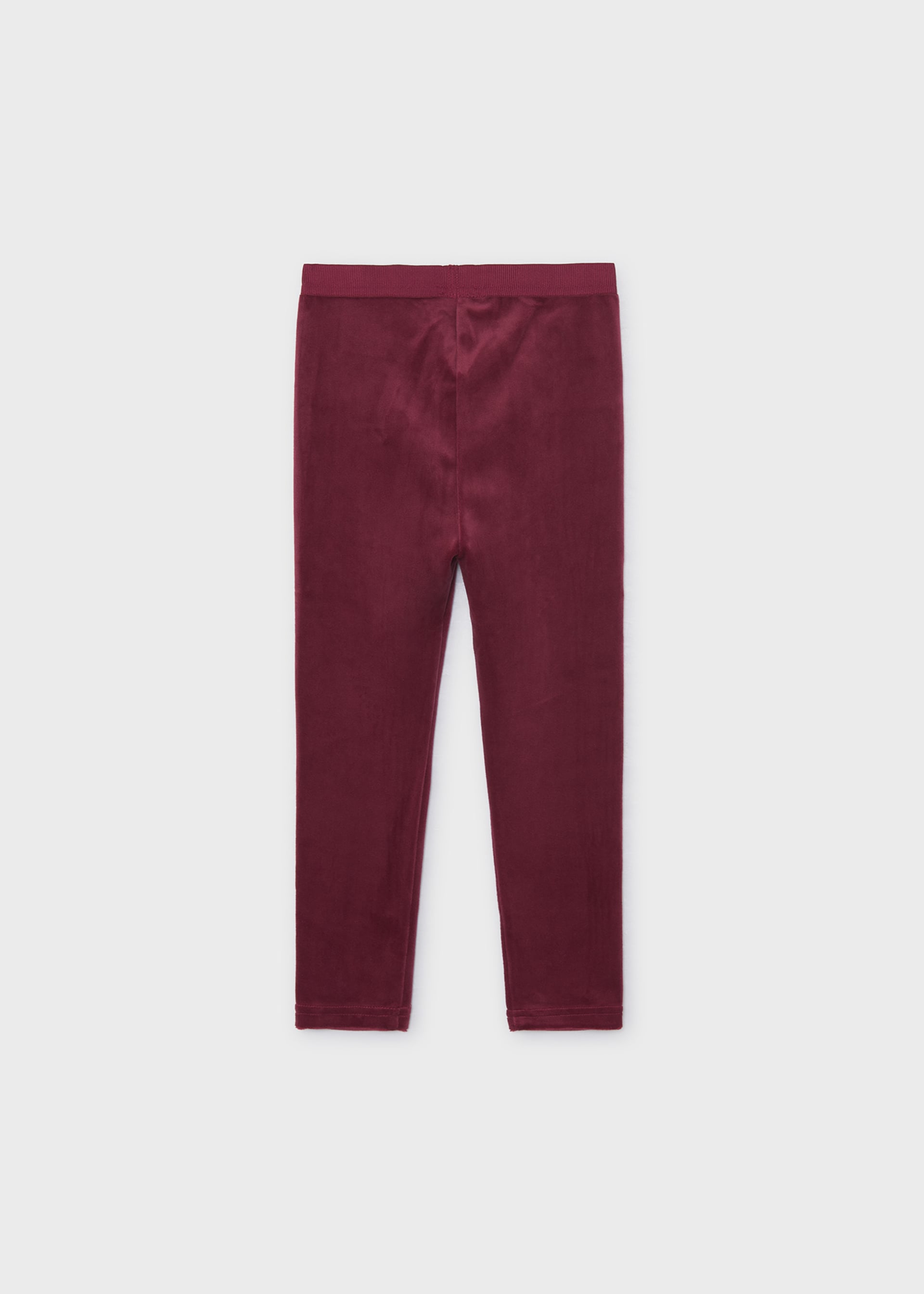 Leggings velluto basico bambina