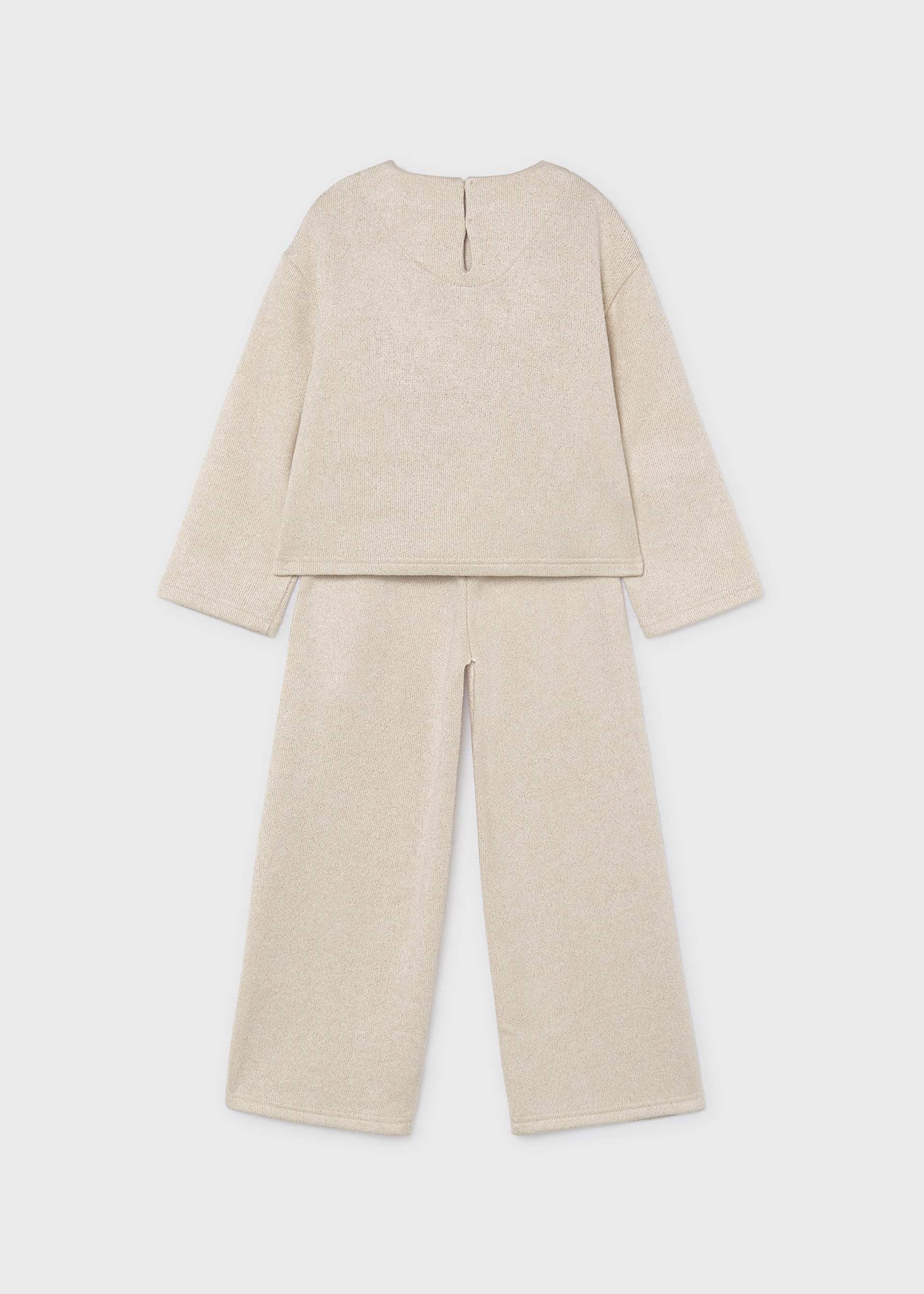 Conjunto calças e camisola laços menina