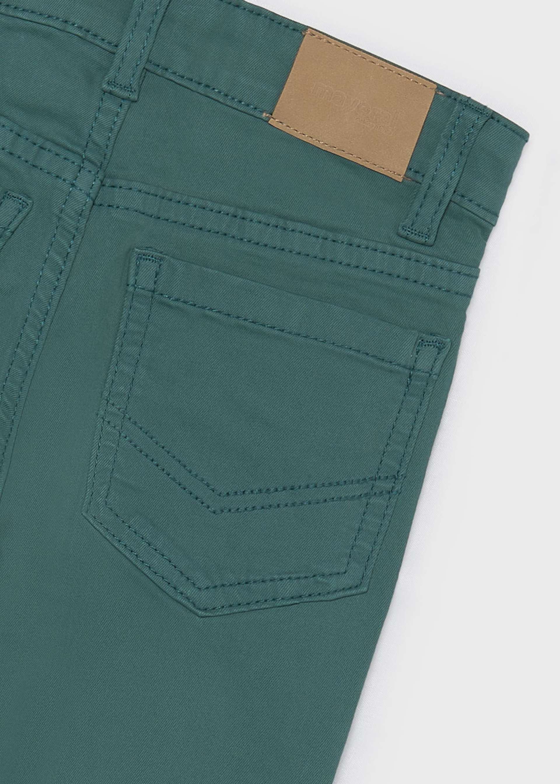 Basic slim-fit trousers with pockets for boys