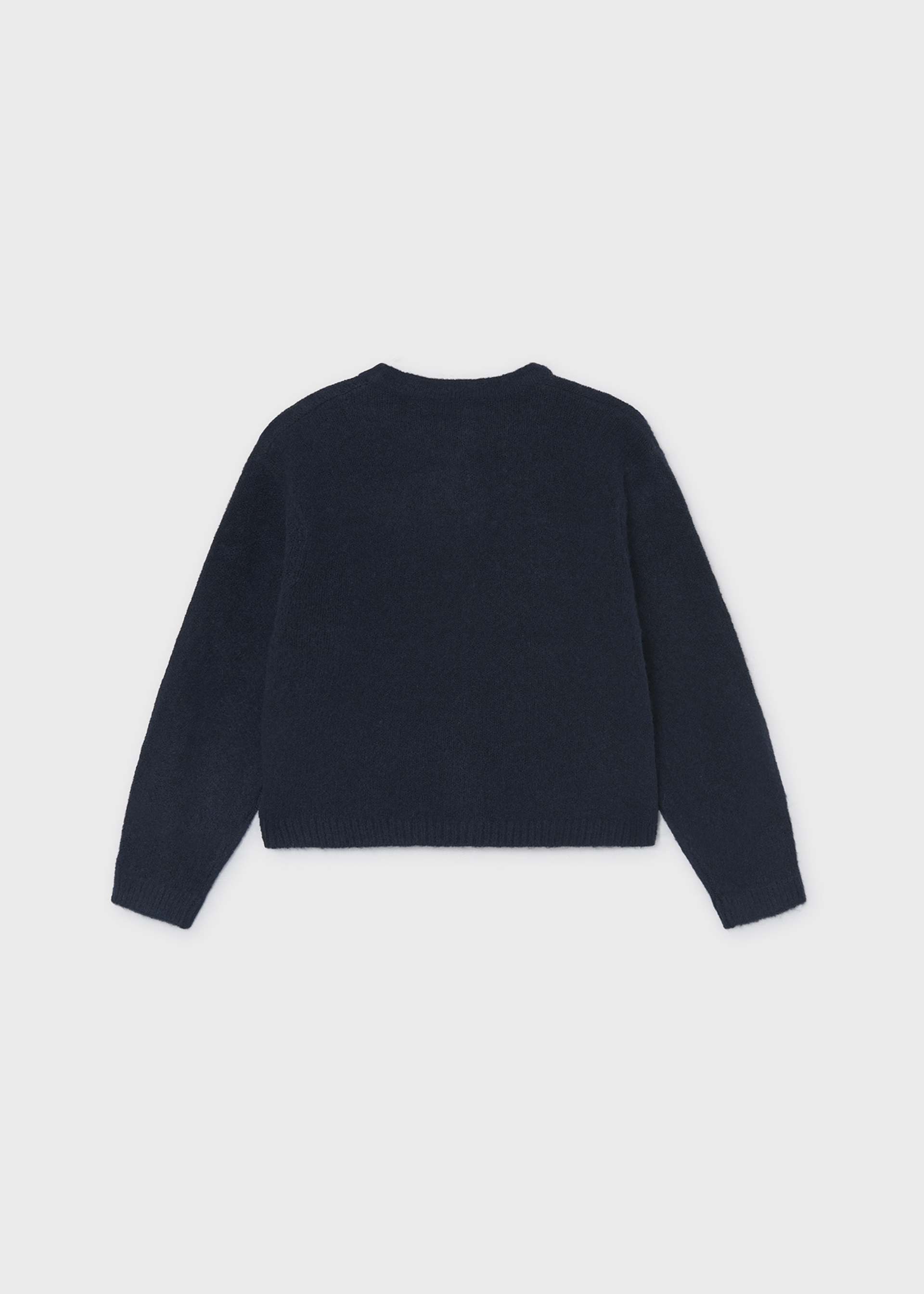 Rebeca tricot lazos niña