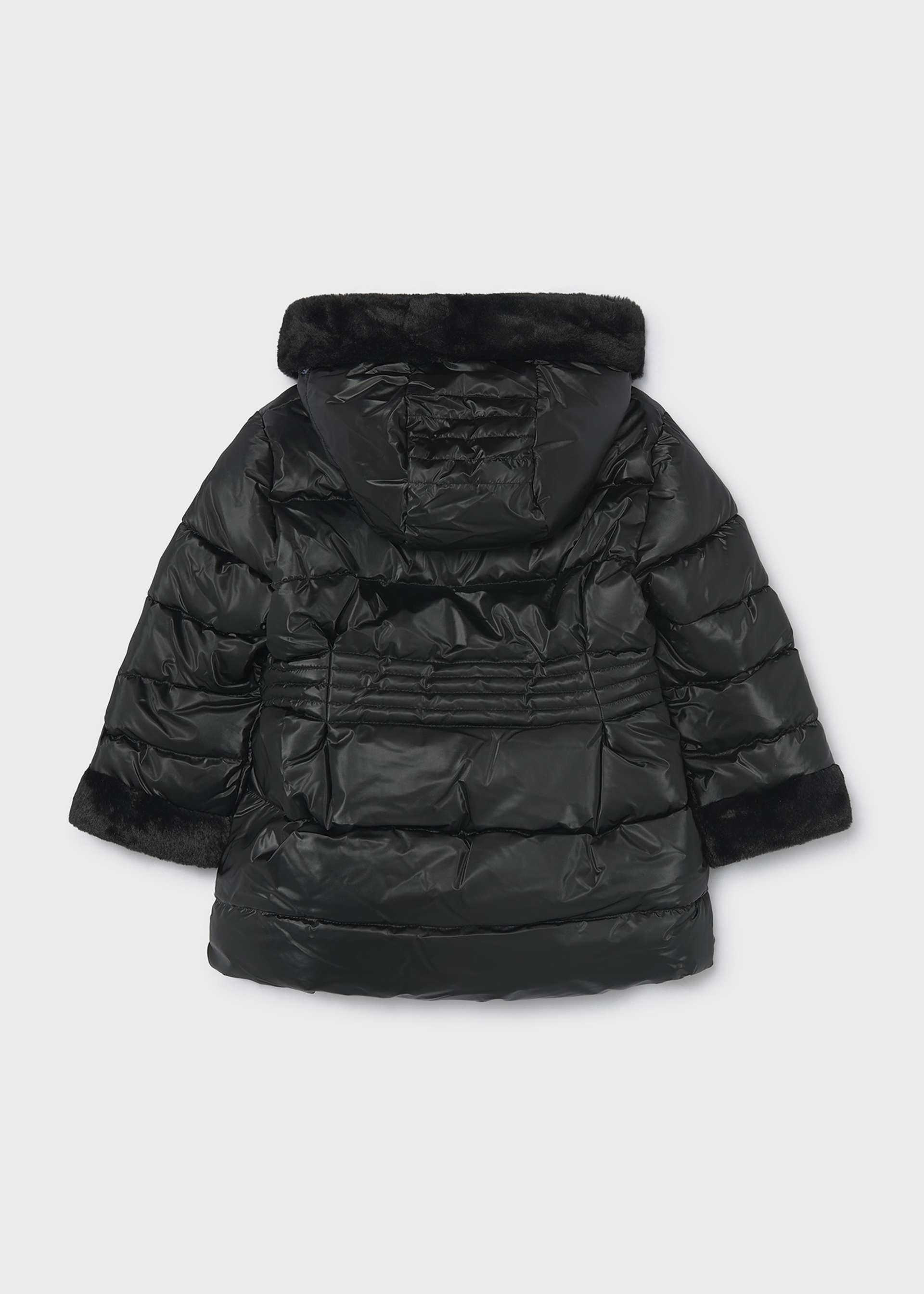 Girl metallic coat