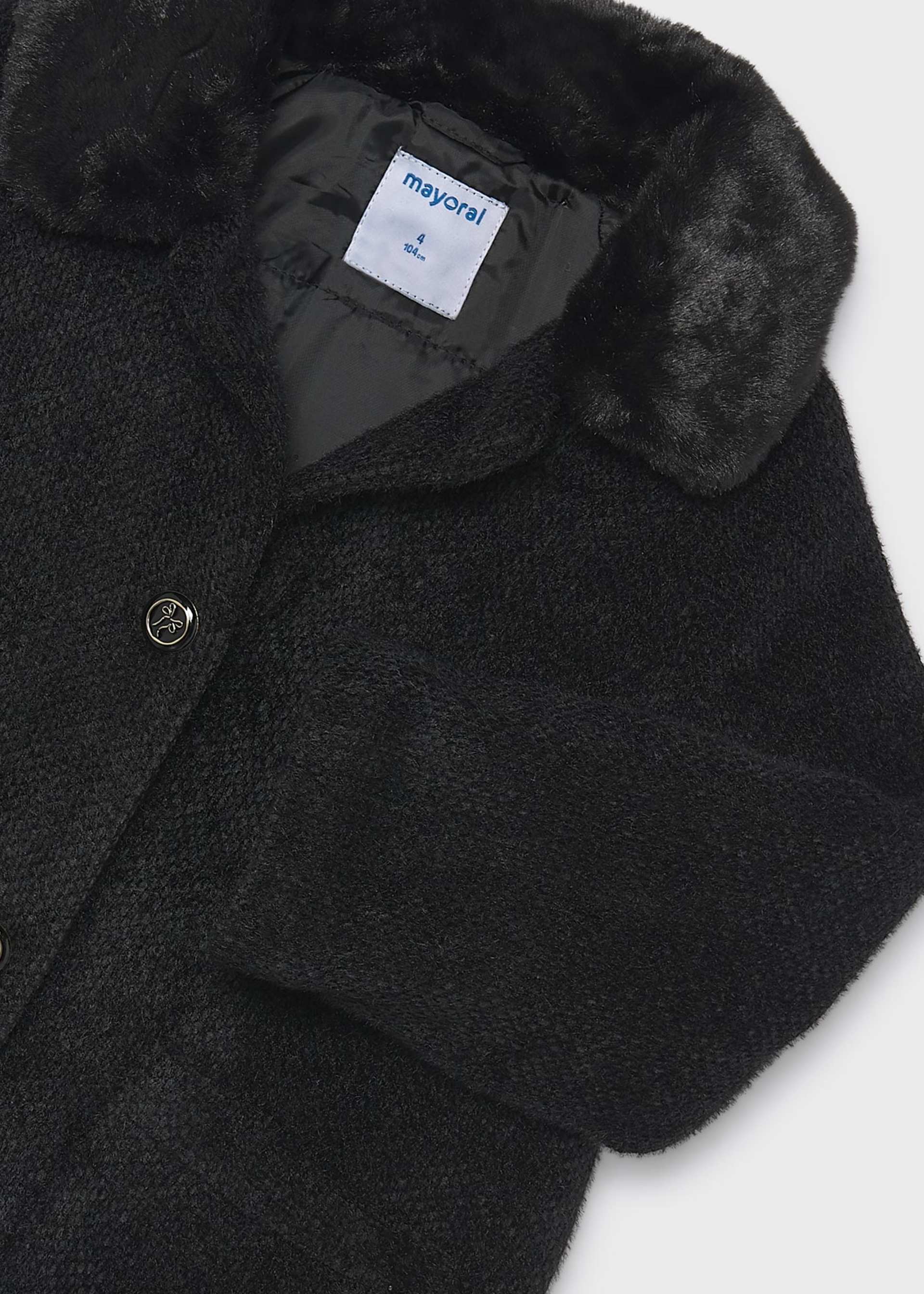 Manteau en fourrure fille
