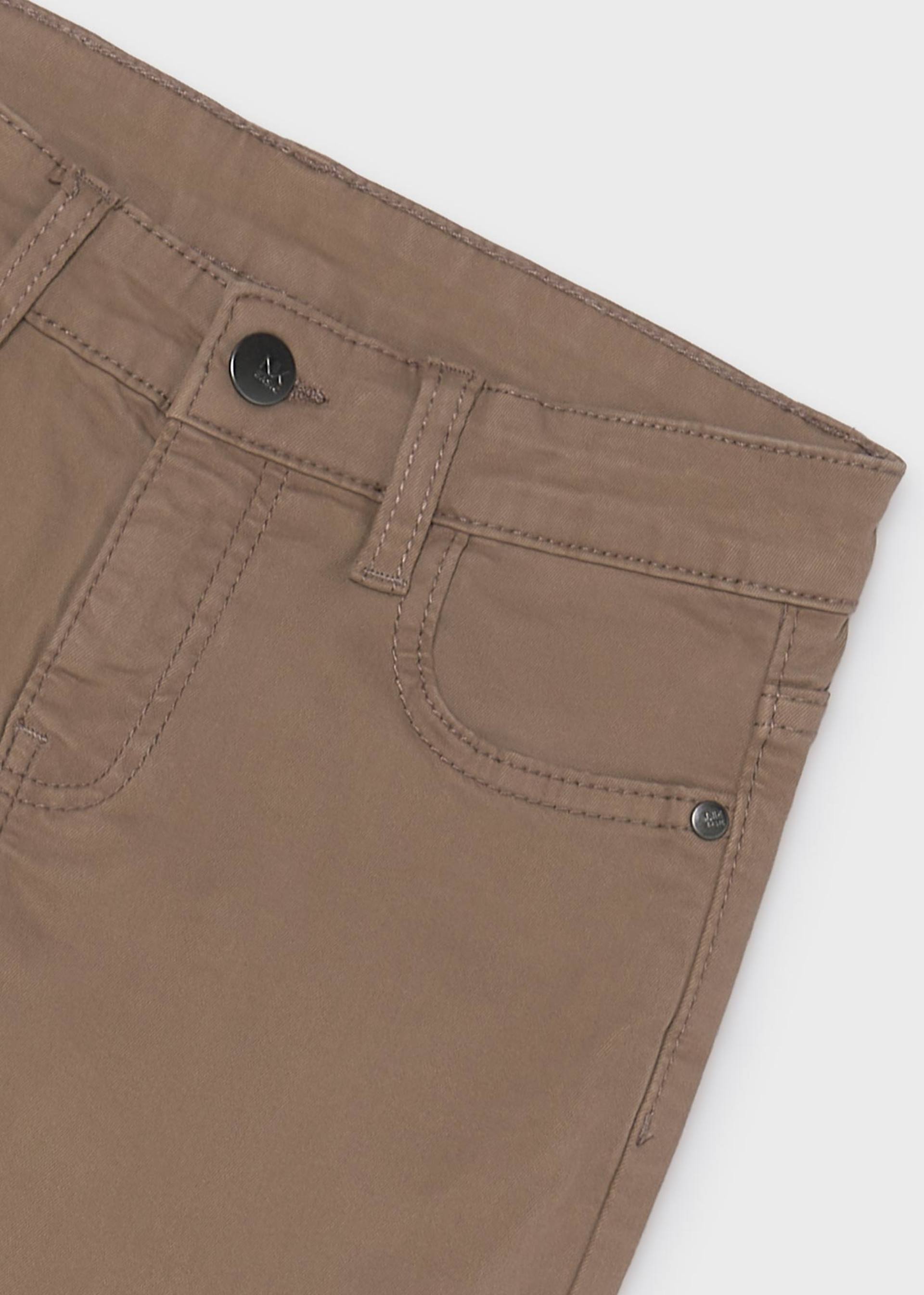 Men's basic slim-fit trousers