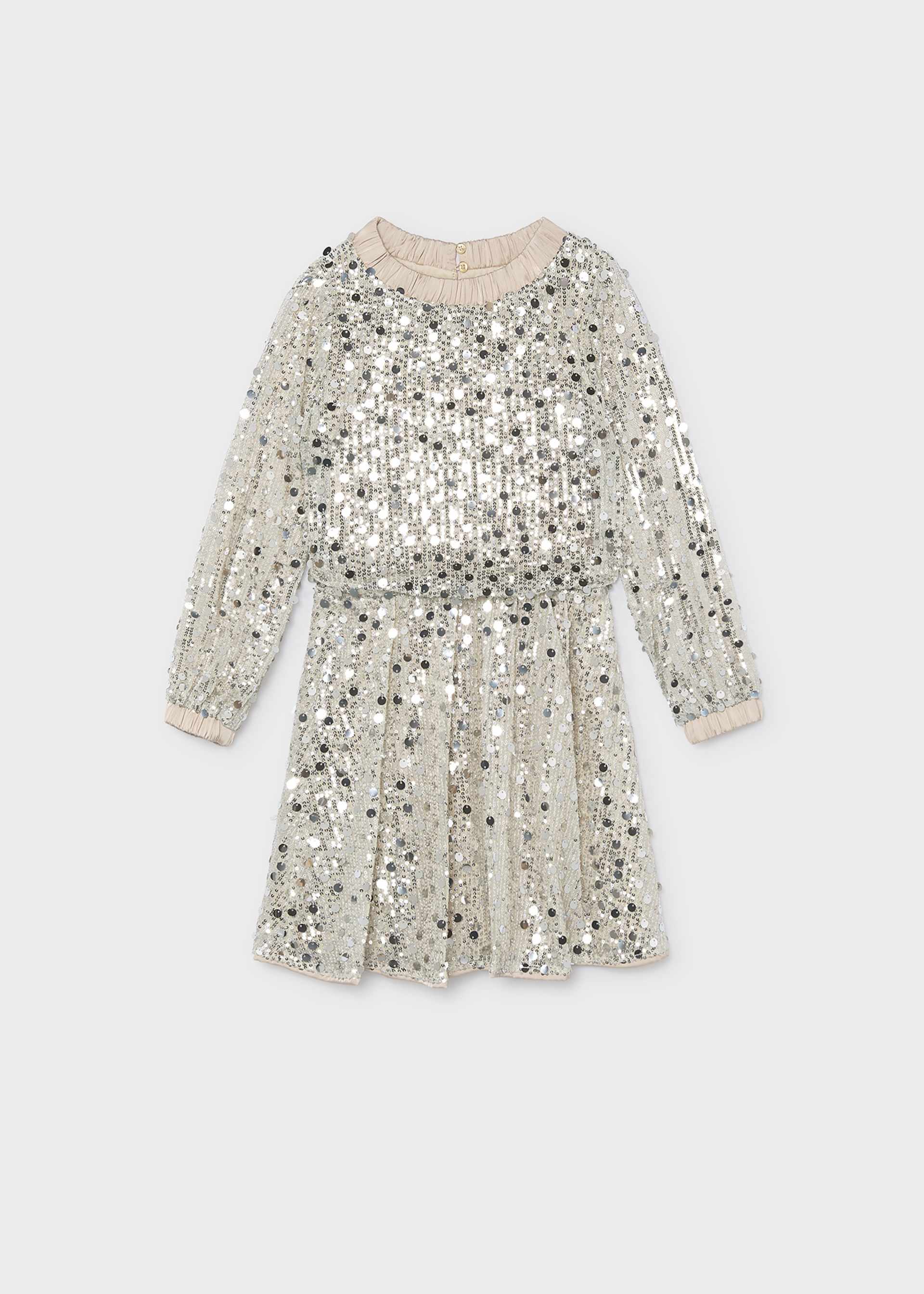Robe à paillettes fille