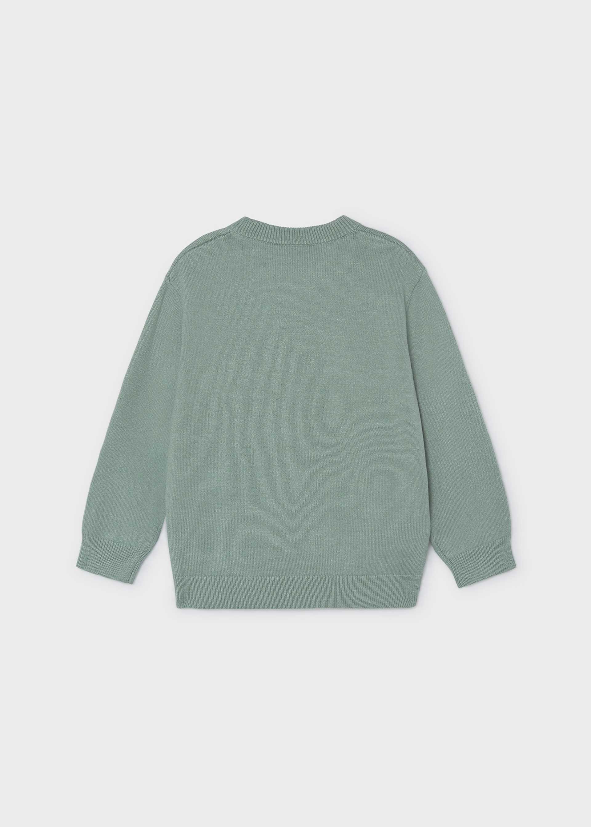 Pullover intarsia Auto Jungen
