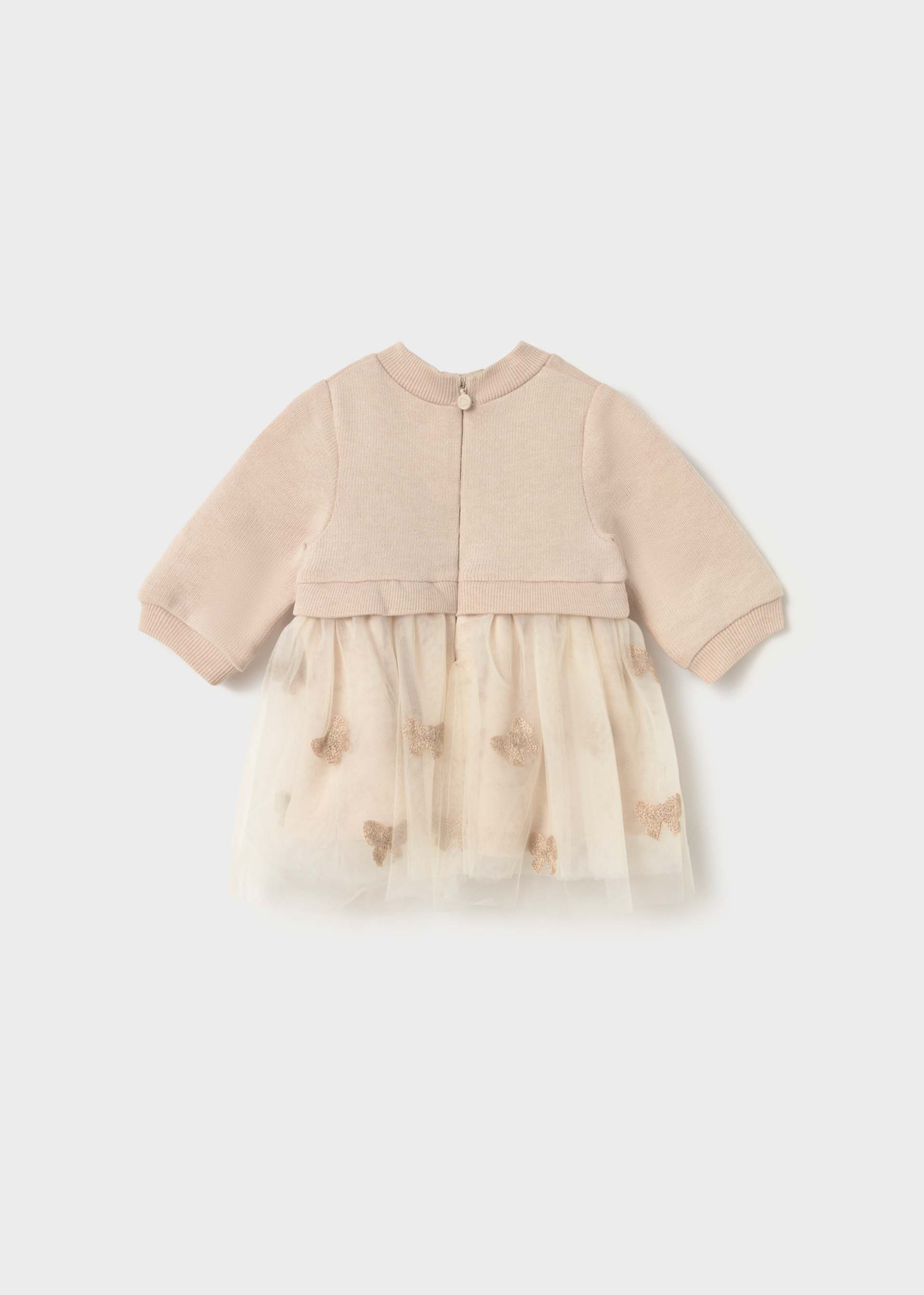 Newborn Combo Tulle Dress