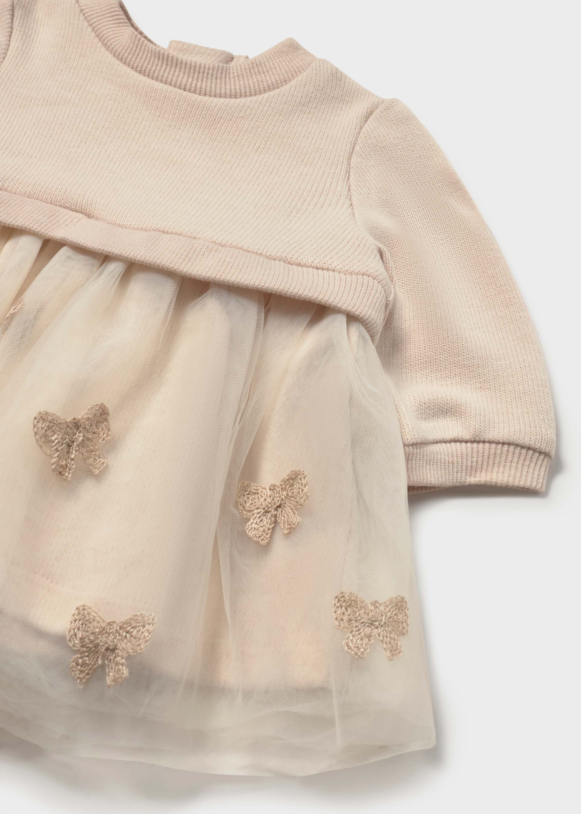 Newborn Combo Tulle Dress