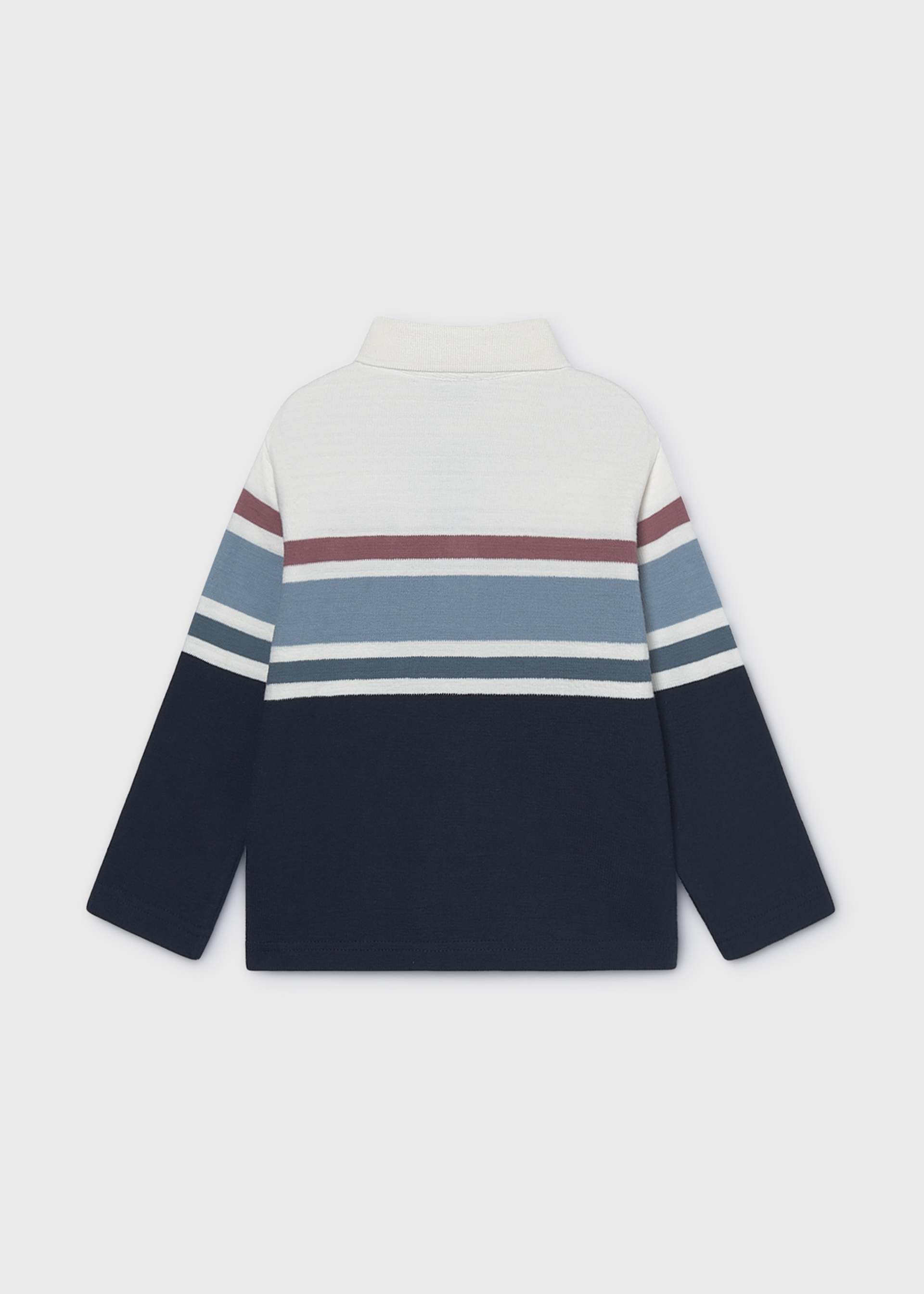 Boy striped polo top