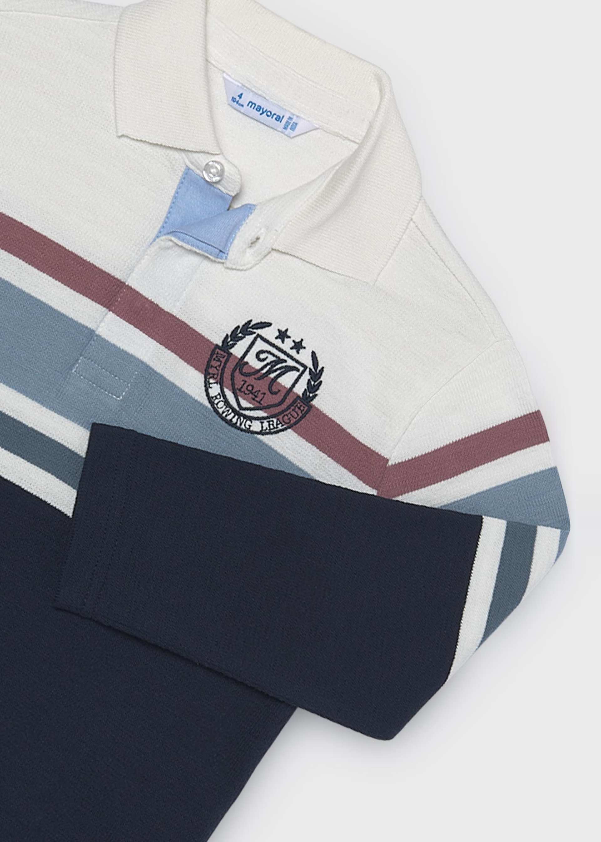 Poloshirt Blockstreifen Jungen
