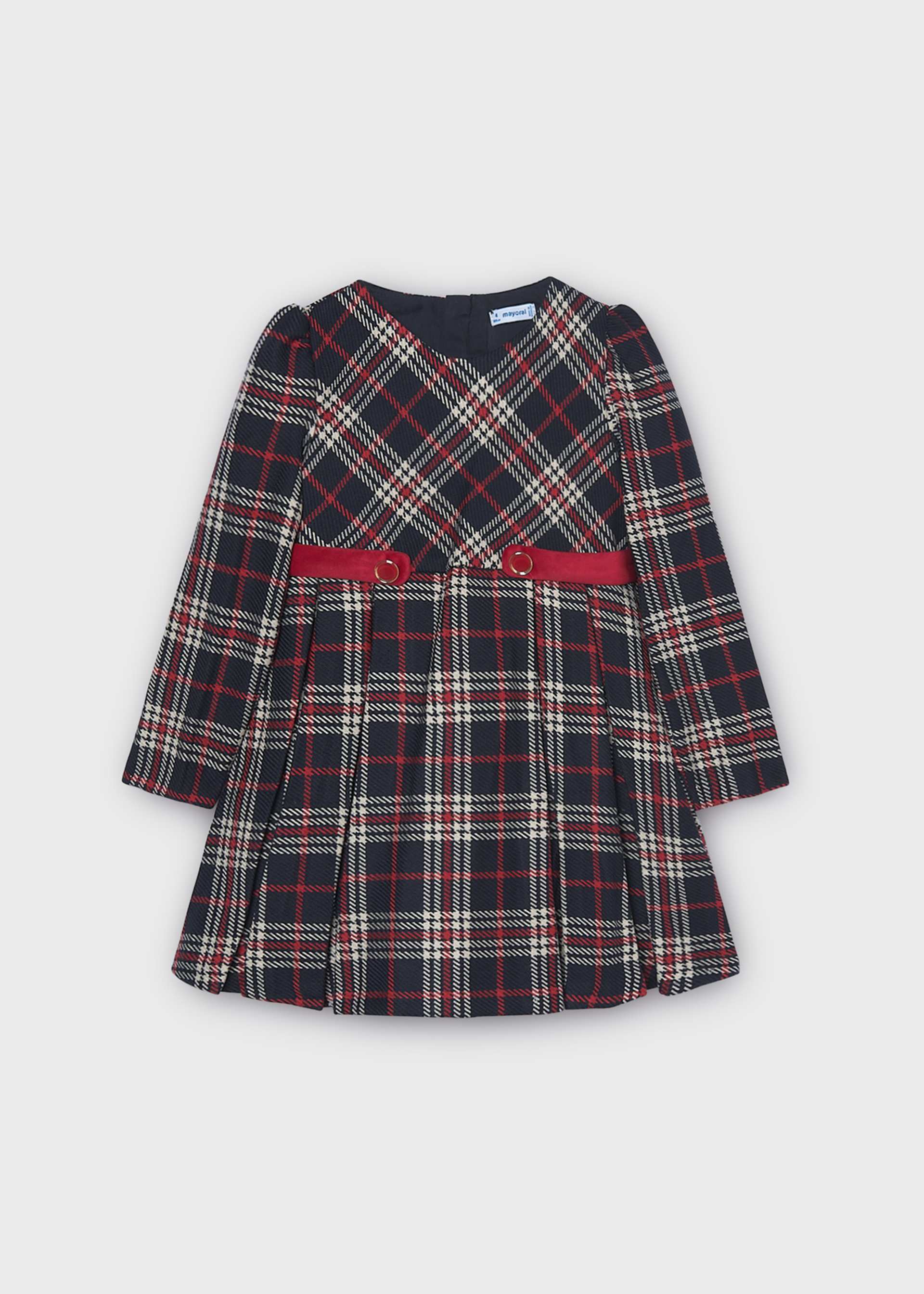 Robe à carreaux fille