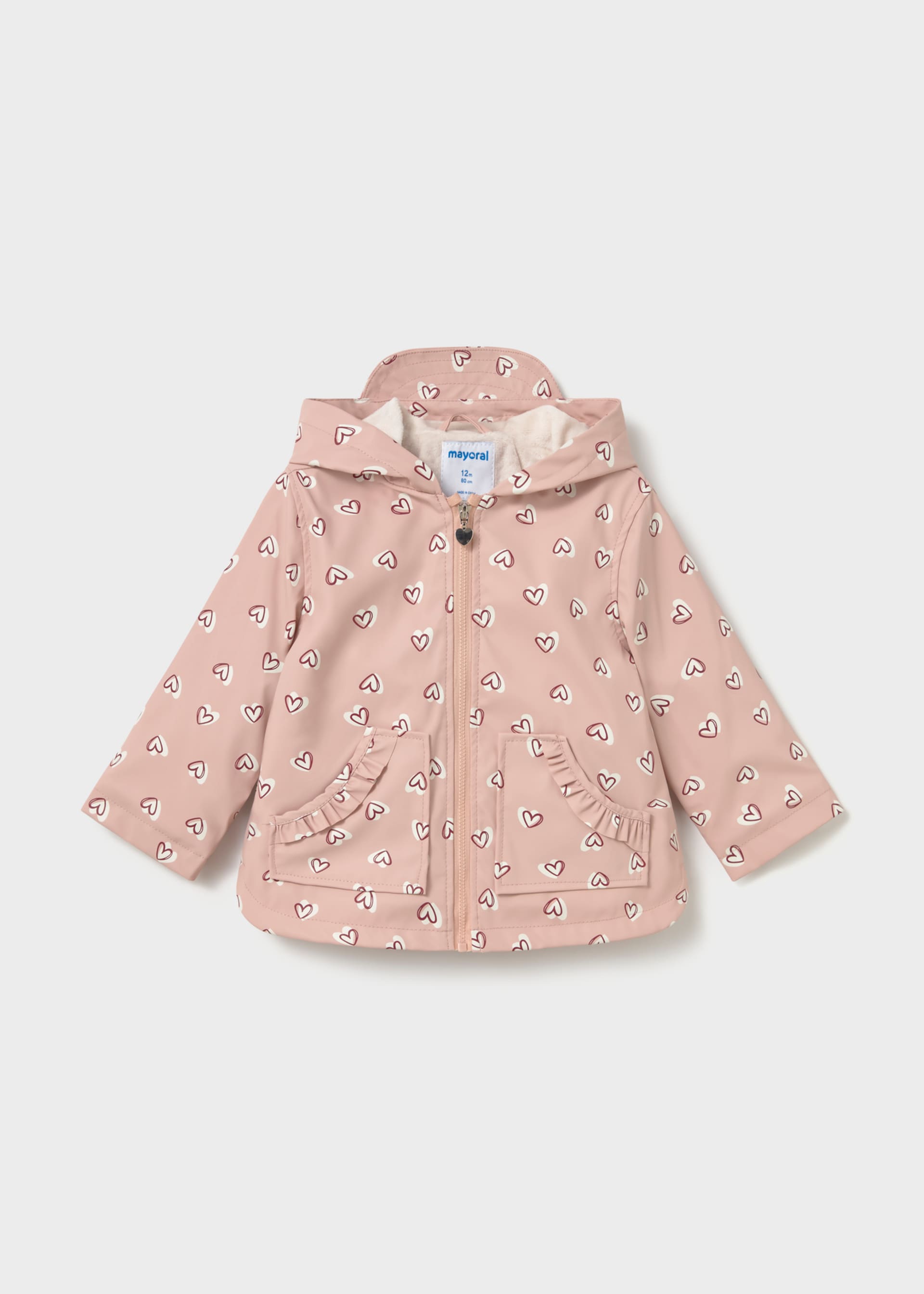 Printed baby raincoat