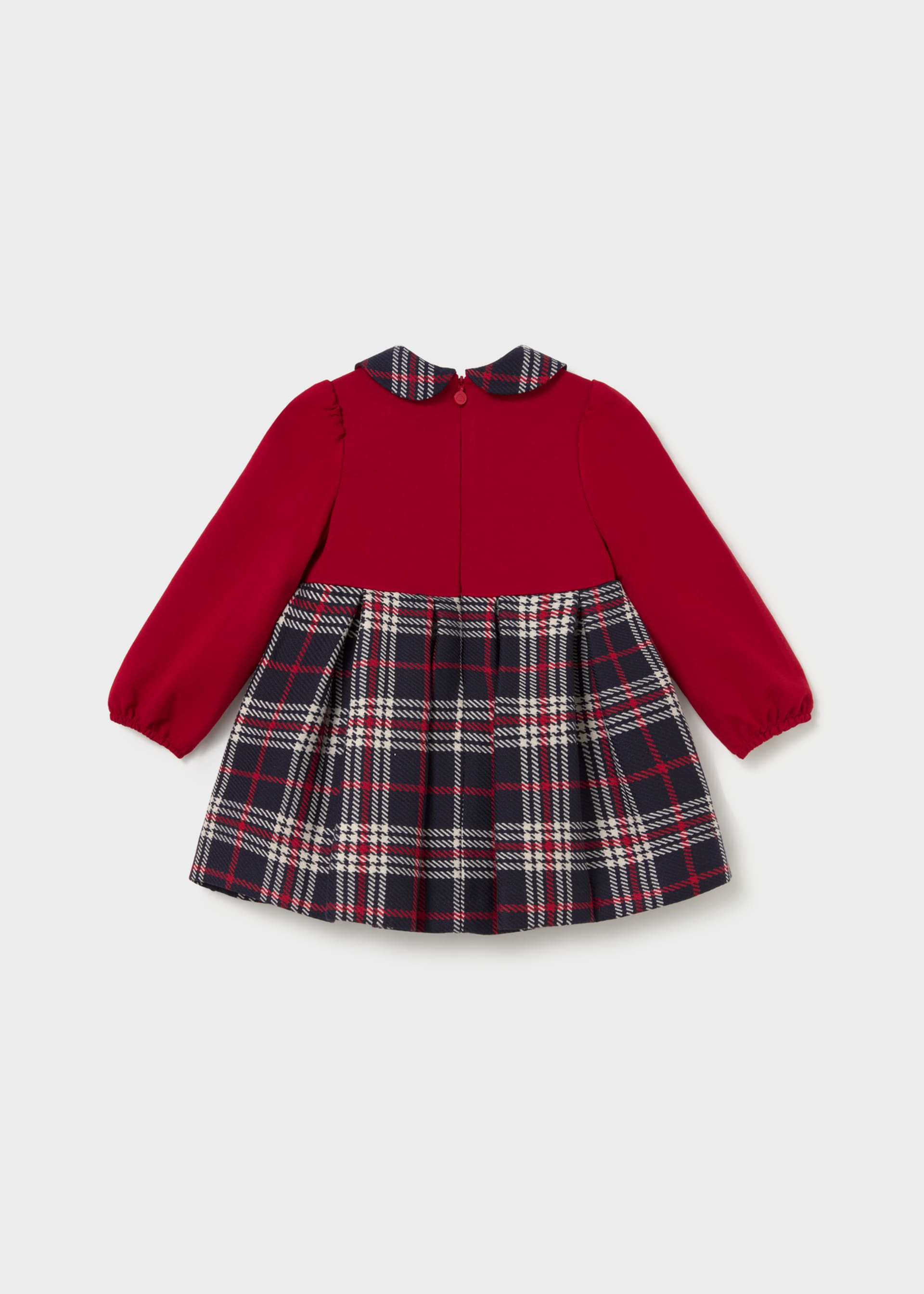 Robe combinée à carreaux bébé