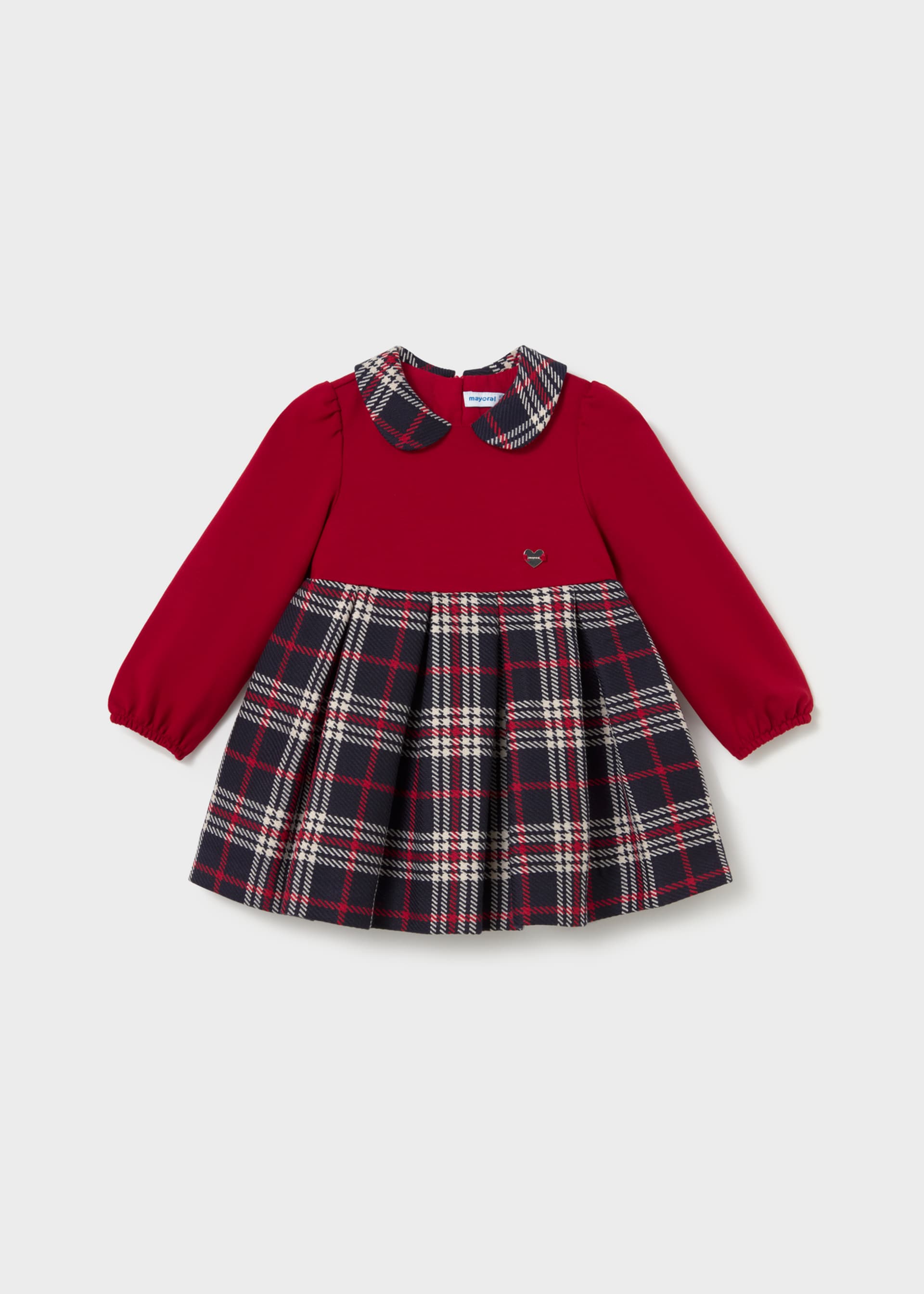 Robe combinée à carreaux bébé