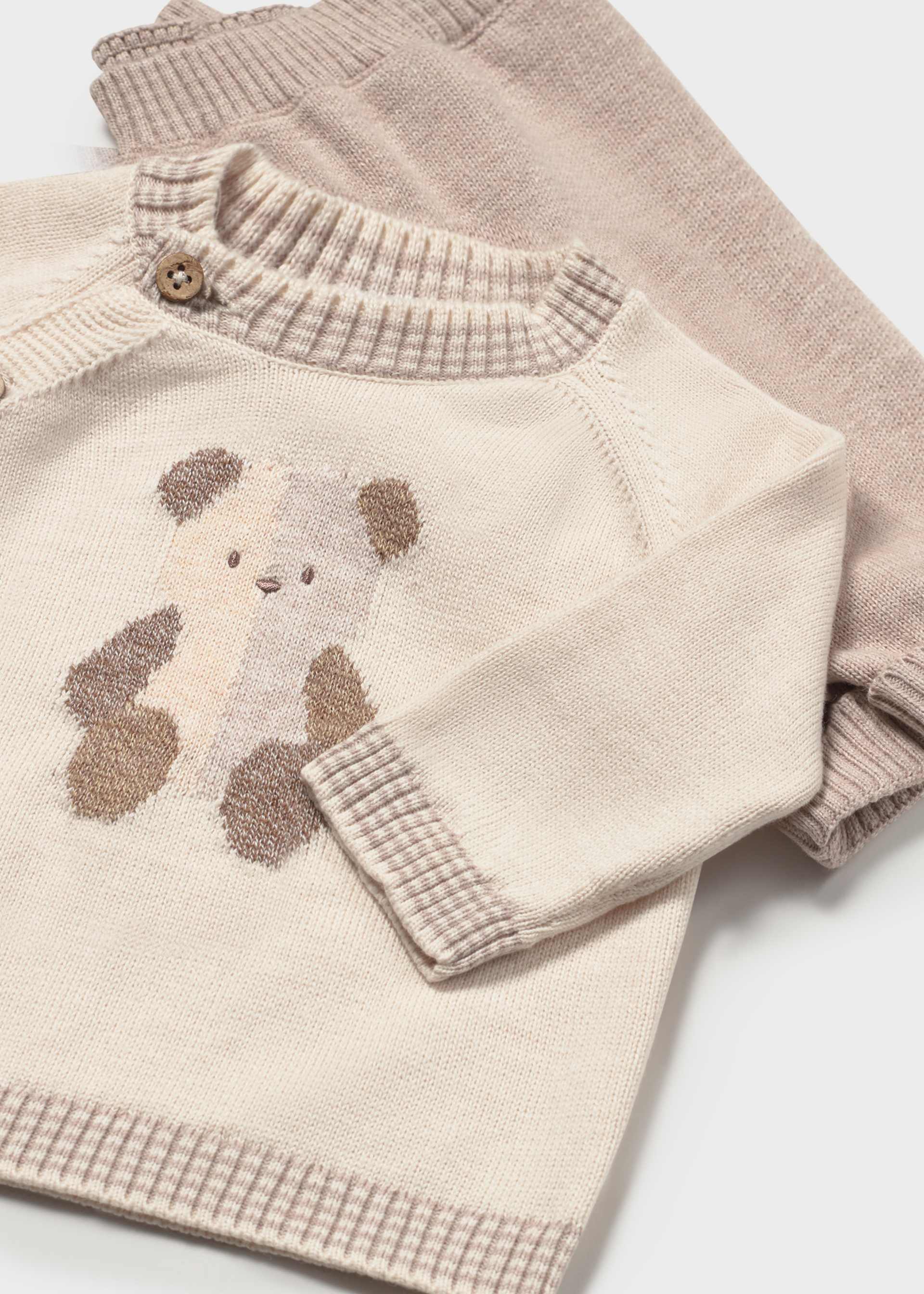 Set Hose und Sweatshirt Bärchen Neugeborene Jungen